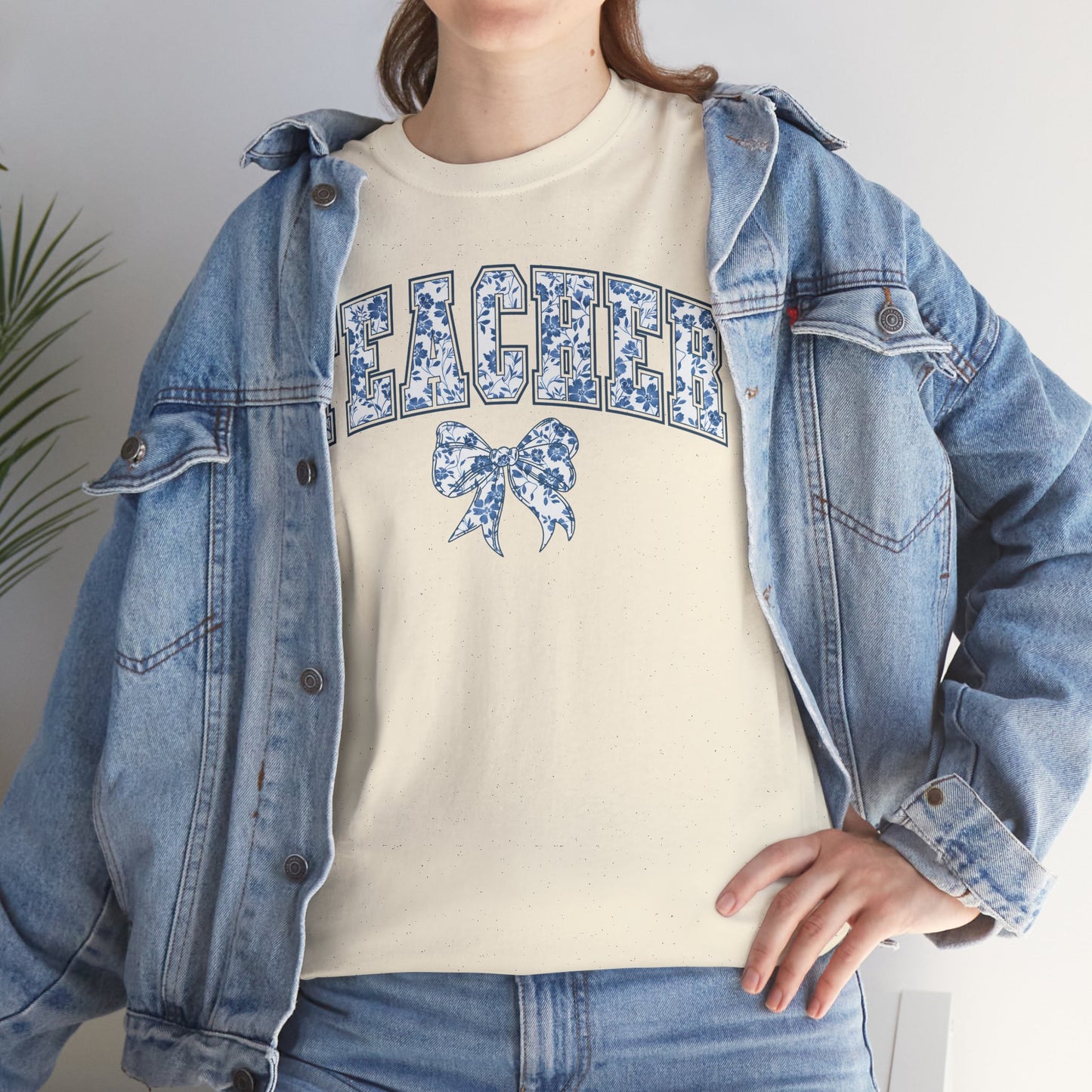 Teacher Chinoiseries Blue Coquette Bow