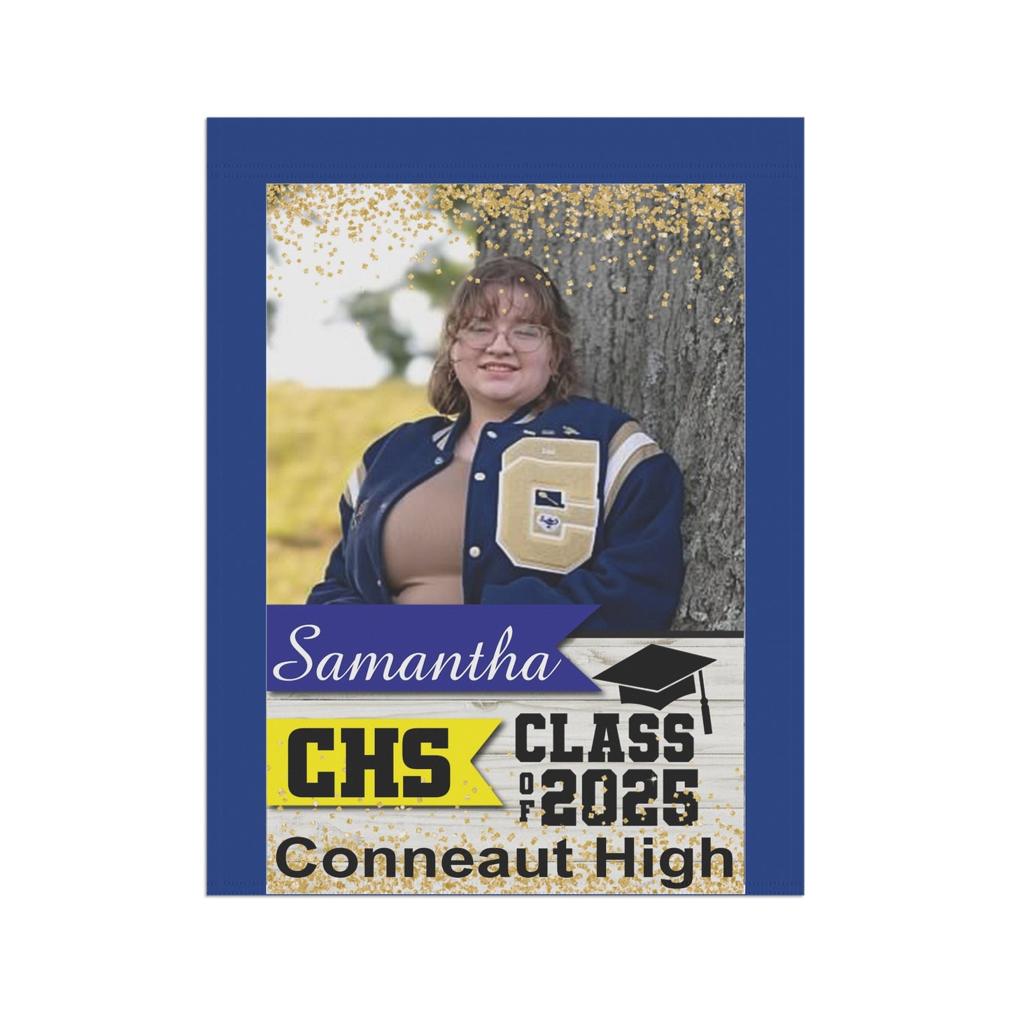 Samantha Jones Class Of 2025 Congratulations!!!! Order your custom flag 24.5x32