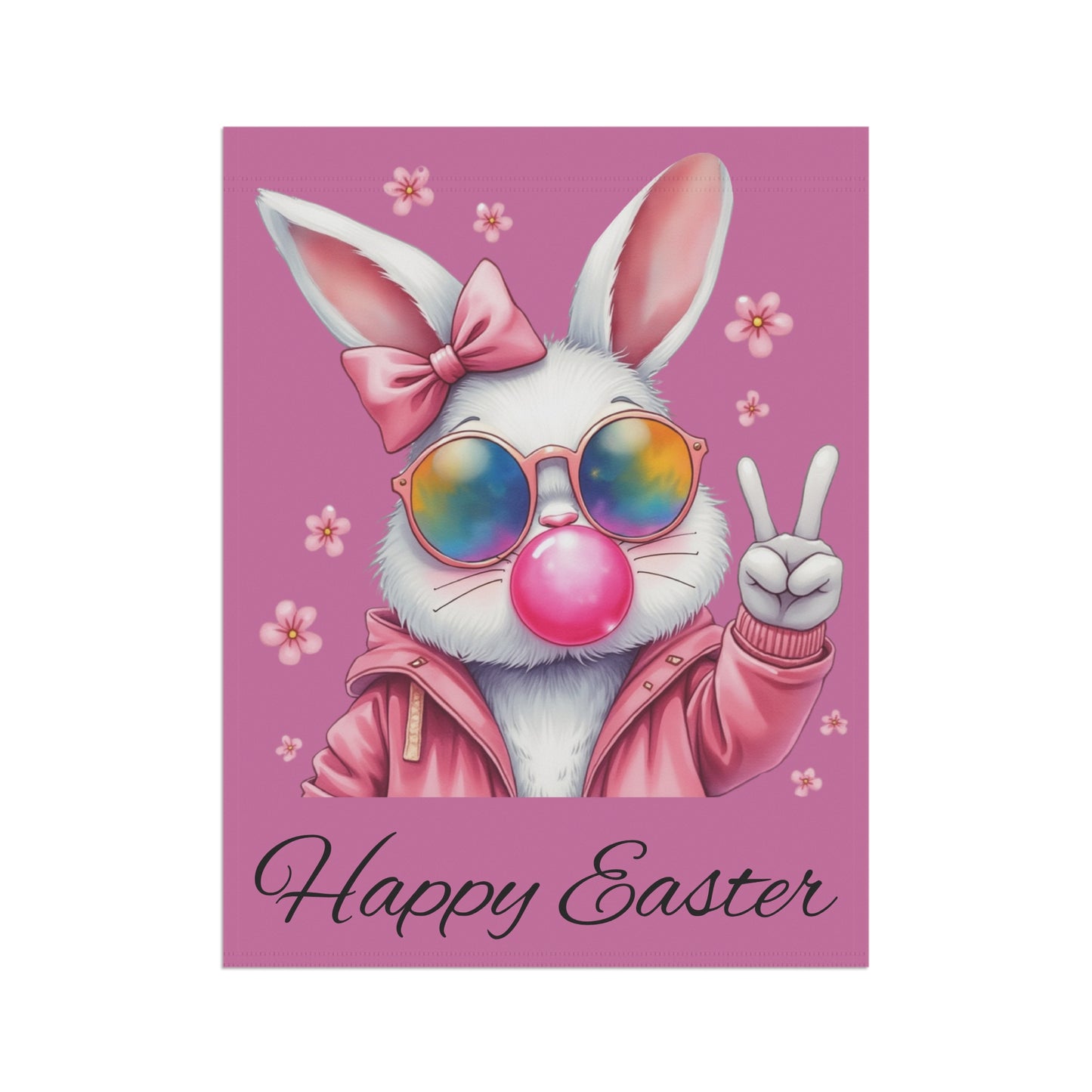 Happy Easter...Whimsical Garden Banner, Playful Outdoor Sign, Dragon Decoration, Unique Yard Art, Sarcastic Home Décor, Garden Humor