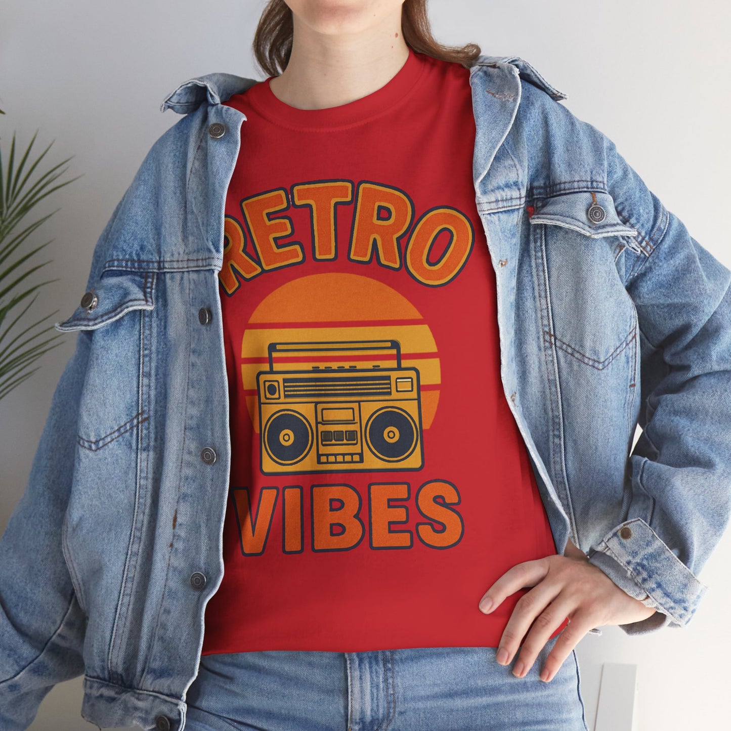 Retro Vibes Boom Box 70s and 80s