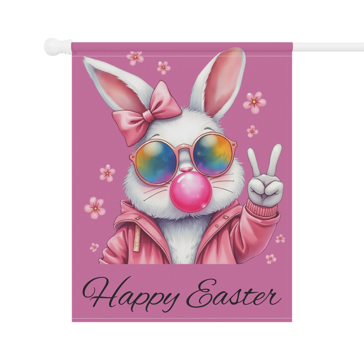 Happy Easter...Whimsical Garden Banner, Playful Outdoor Sign, Dragon Decoration, Unique Yard Art, Sarcastic Home Décor, Garden Humor