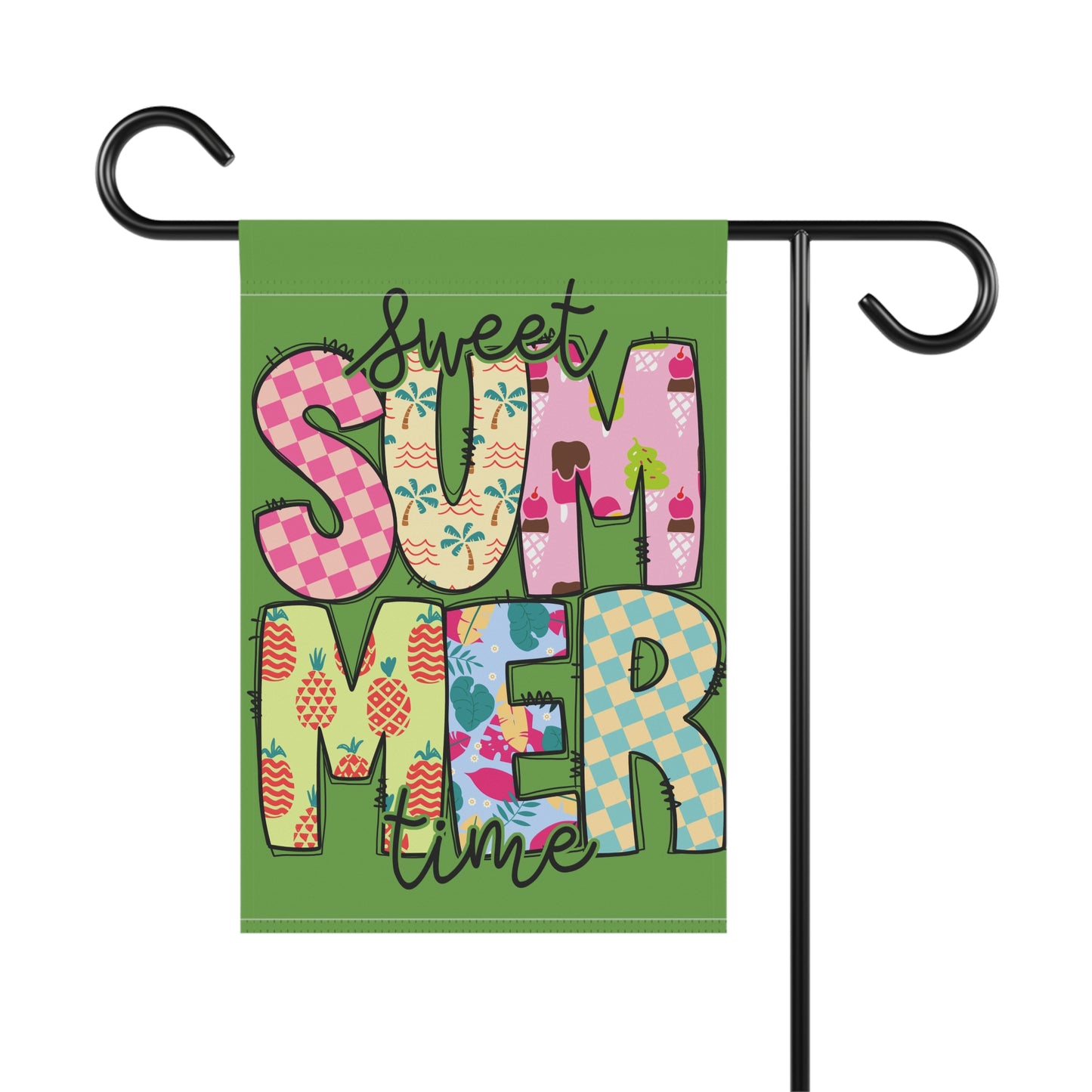 Sweet Summer Time...Whimsical Garden Banner, Playful Outdoor Sign, Dragon Decoration, Unique Yard Art, Sarcastic Home Décor, Garden Humor