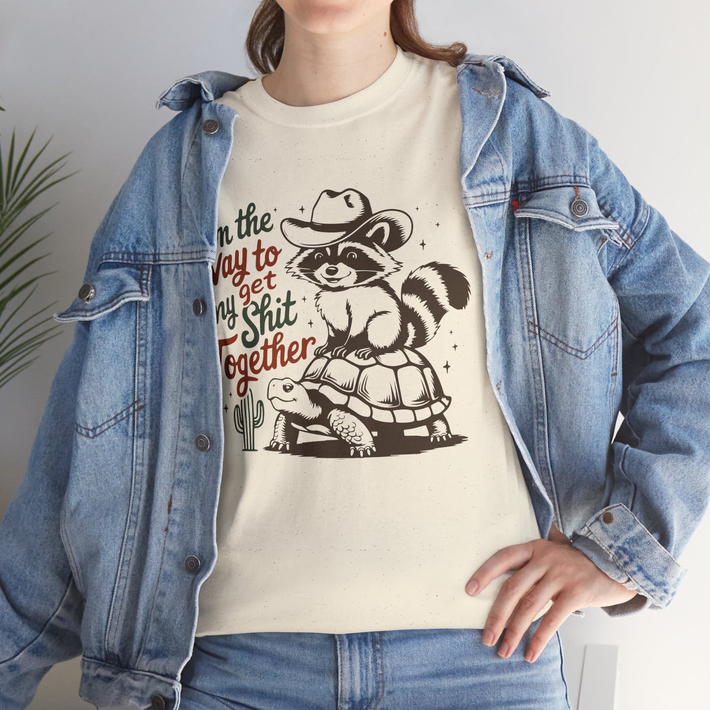 On my way to get shit together, funny shirt, Tee Shirt, Unisex Gildan Cotton Shirt, Cozy Family Tee