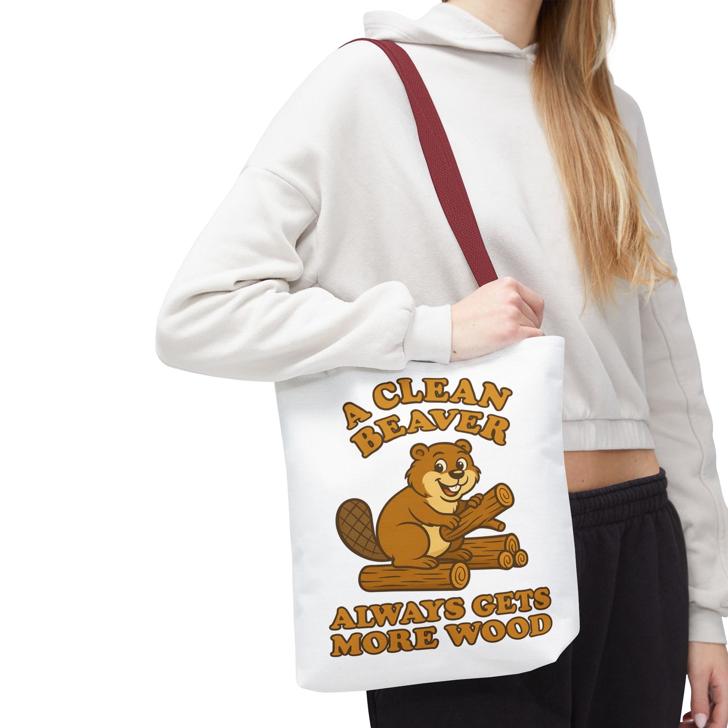 A Clean Beaver Always Gets More Wood Summer Bag