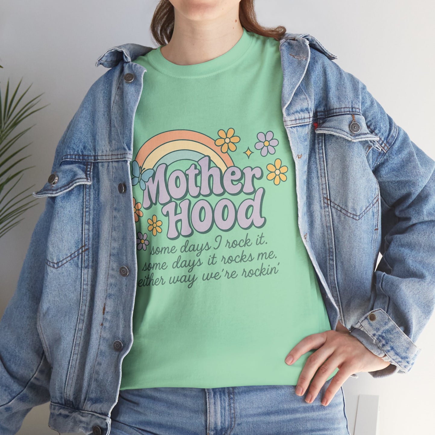 Motherhood somedays I rock it and somedays it rocks me either way we're rockin