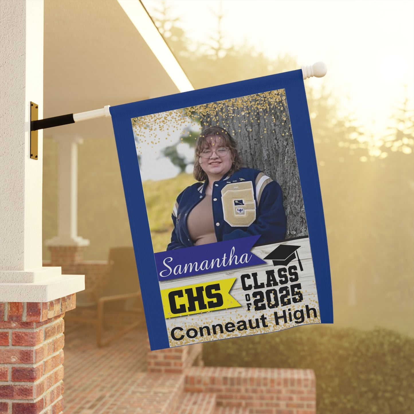 Samantha Jones Class Of 2025 Congratulations!!!! Order your custom flag 24.5x32