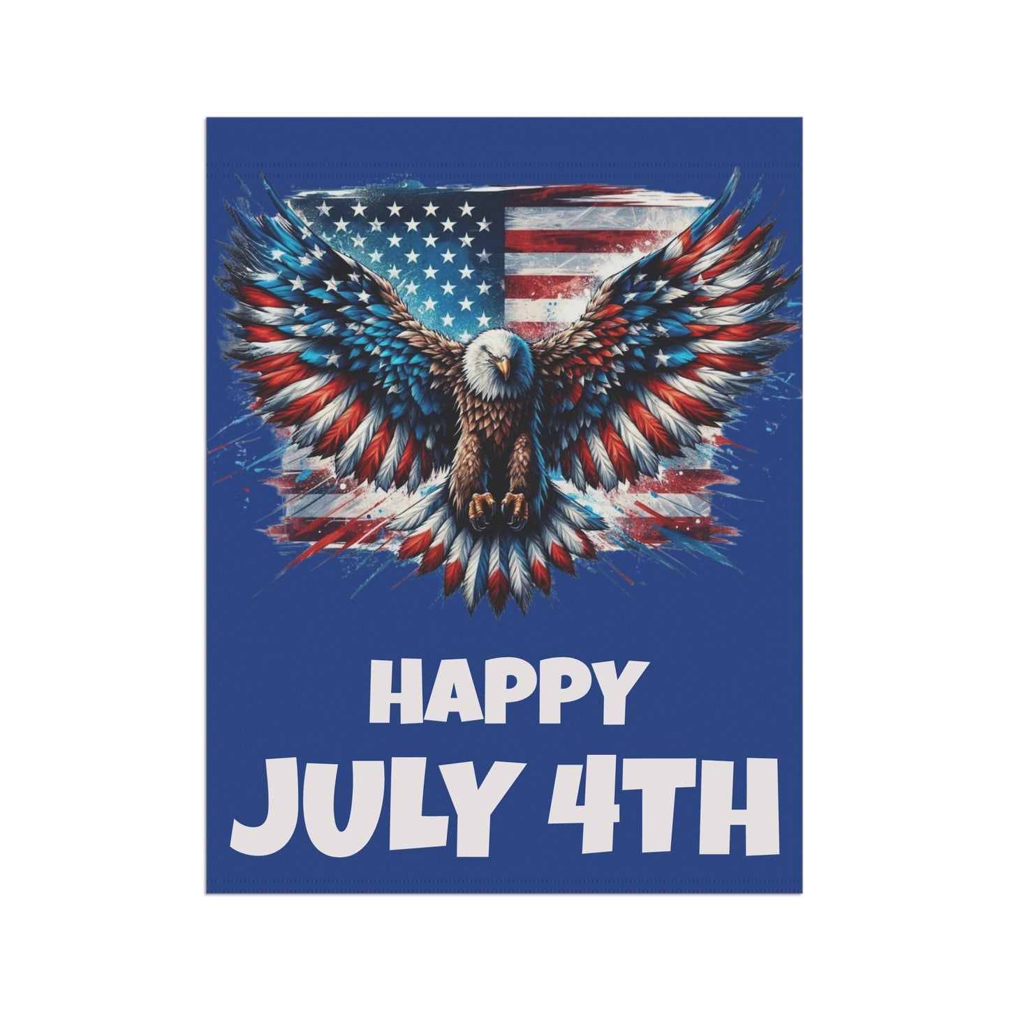 Happy July 4TH...Whimsical Garden Banner, Playful Outdoor Sign, Dragon Decoration, Unique Yard Art, Sarcastic Home Décor, Garden Humor