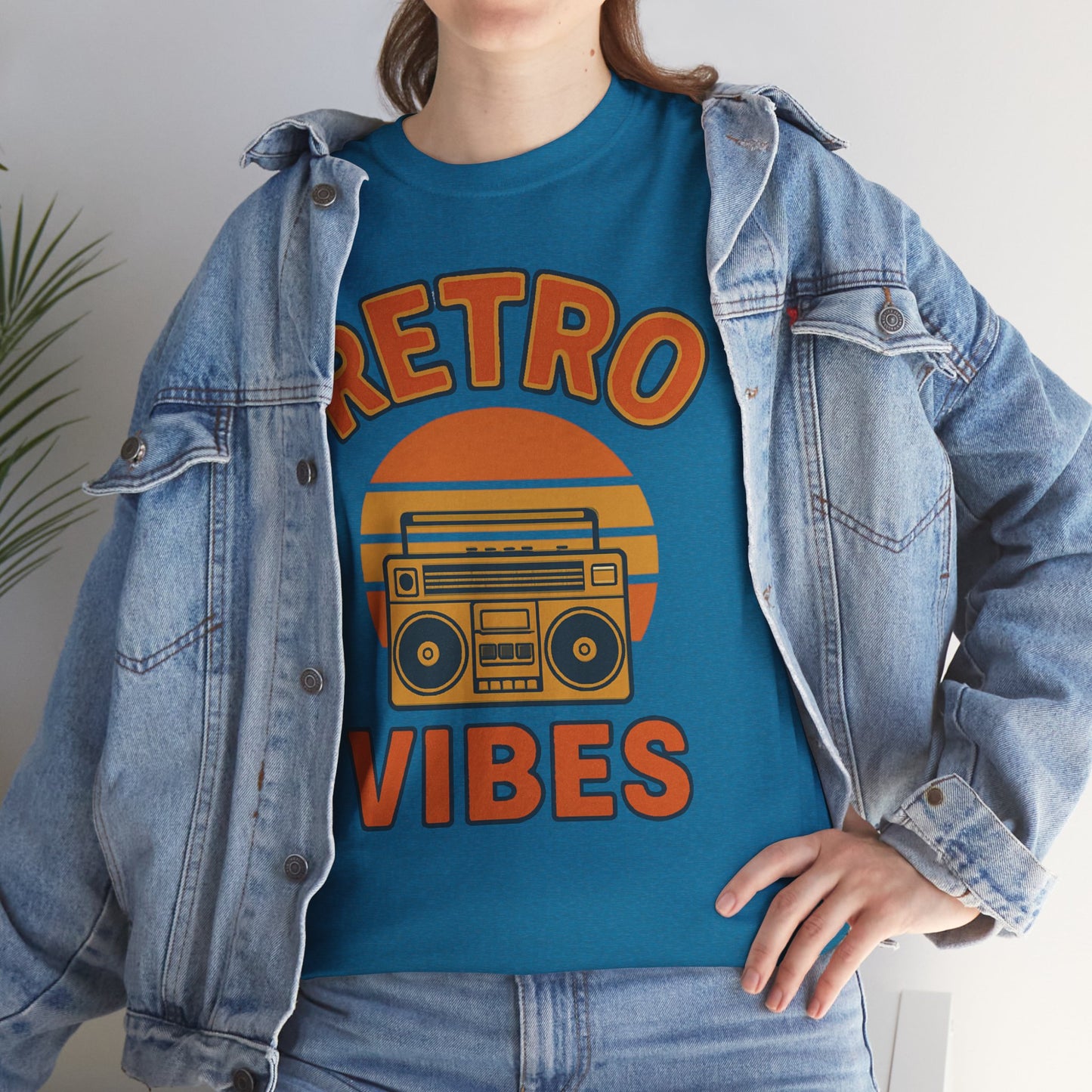 Retro Vibes Boom Box 70s and 80s