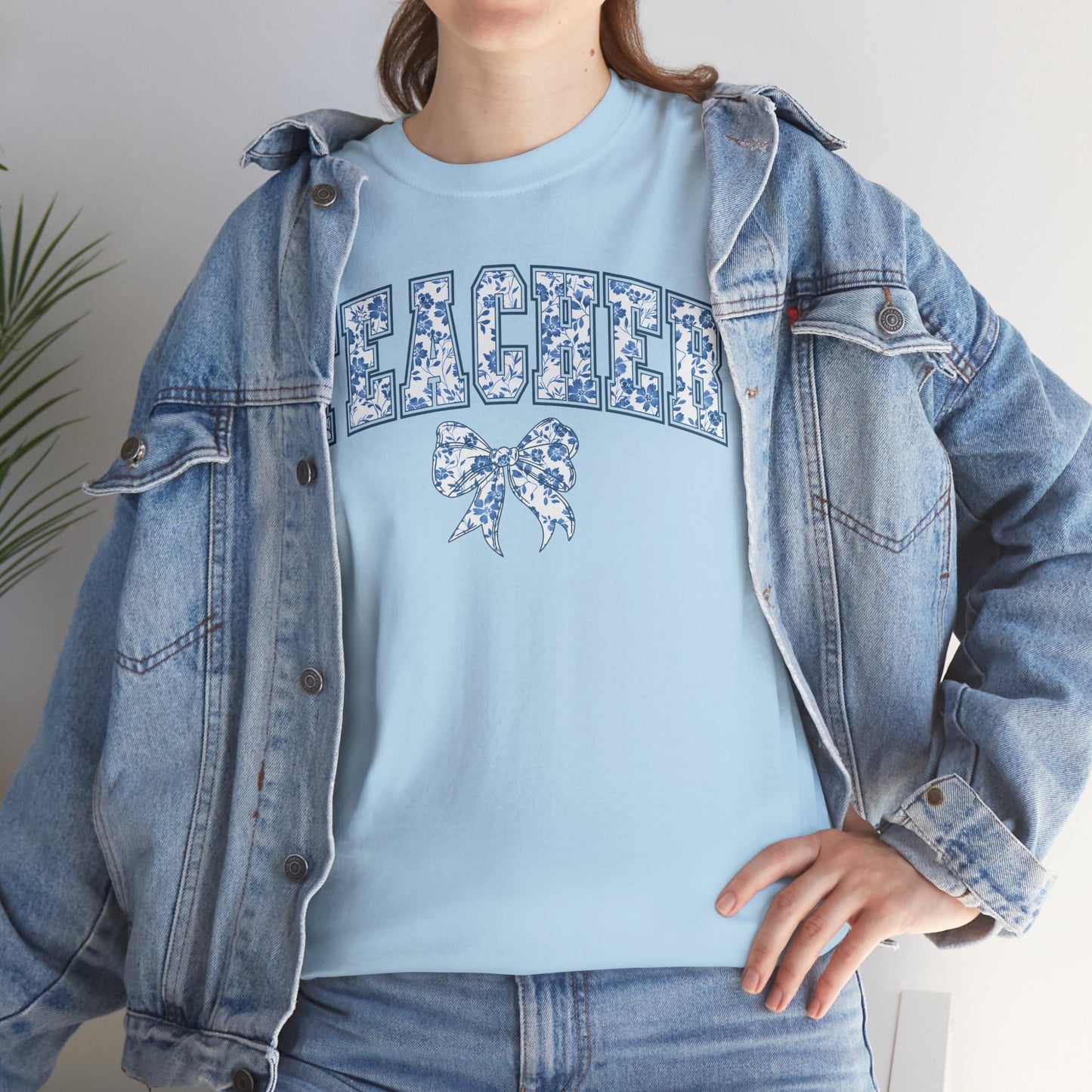 Teacher Chinoiseries Blue Coquette Bow