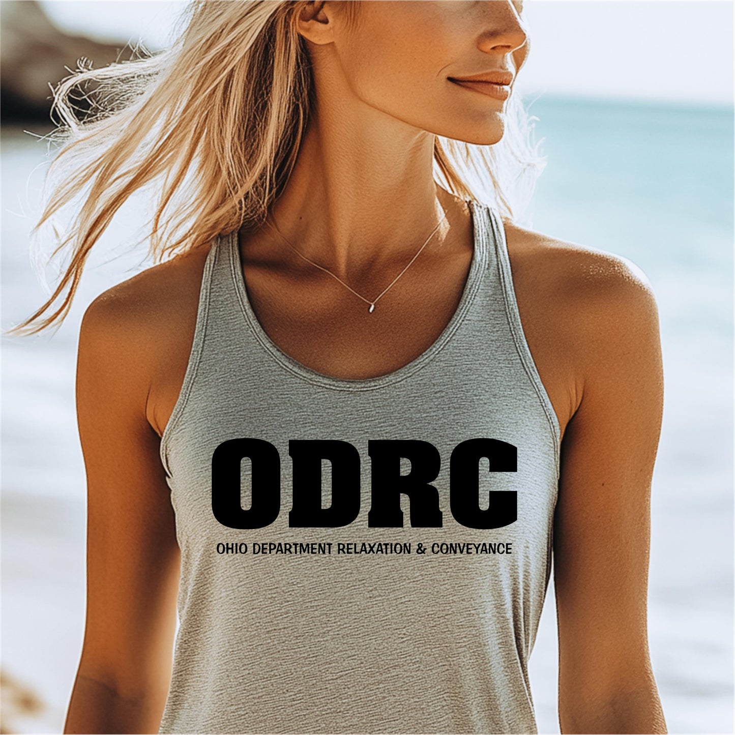 Women's Racerback Tank - ODRC Ohio Department , Bella Canvas, Soft Lightweight Feel