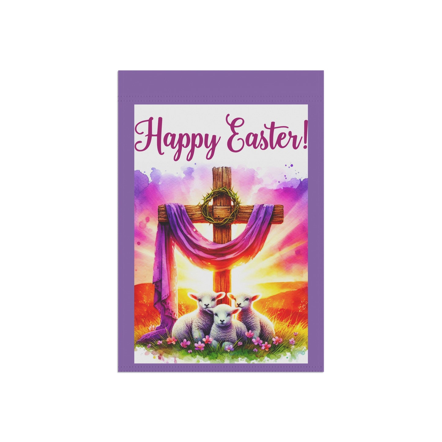 Happy Easter Whimsical Garden Banner, Playful Outdoor Sign, Dragon Decoration, Unique Yard Art, Sarcastic Home Décor, Garden Humor