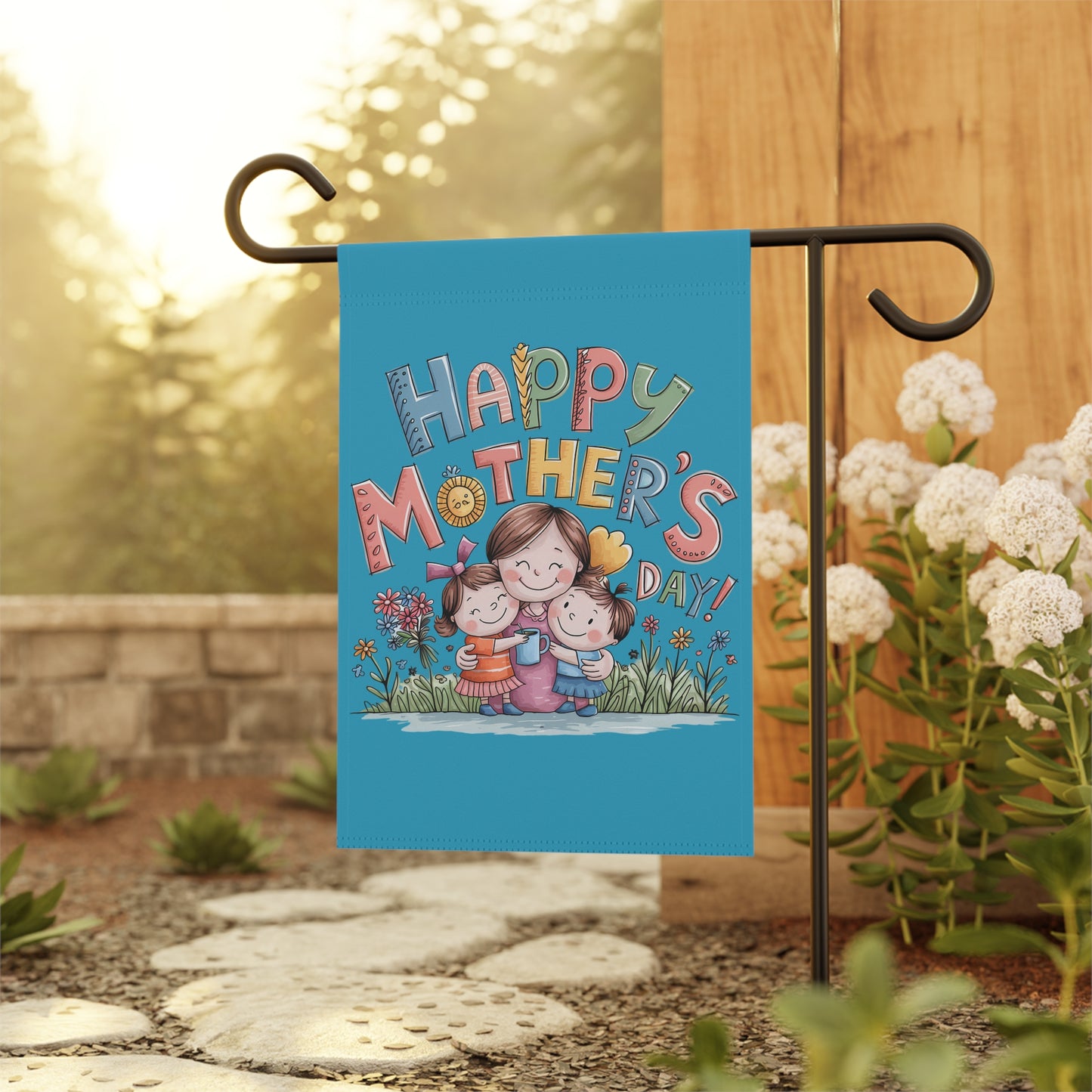 Happy Mother's Day...Whimsical Garden Banner, Playful Outdoor Sign, Dragon Decoration, Unique Yard Art, Sarcastic Home Décor, Garden Humor