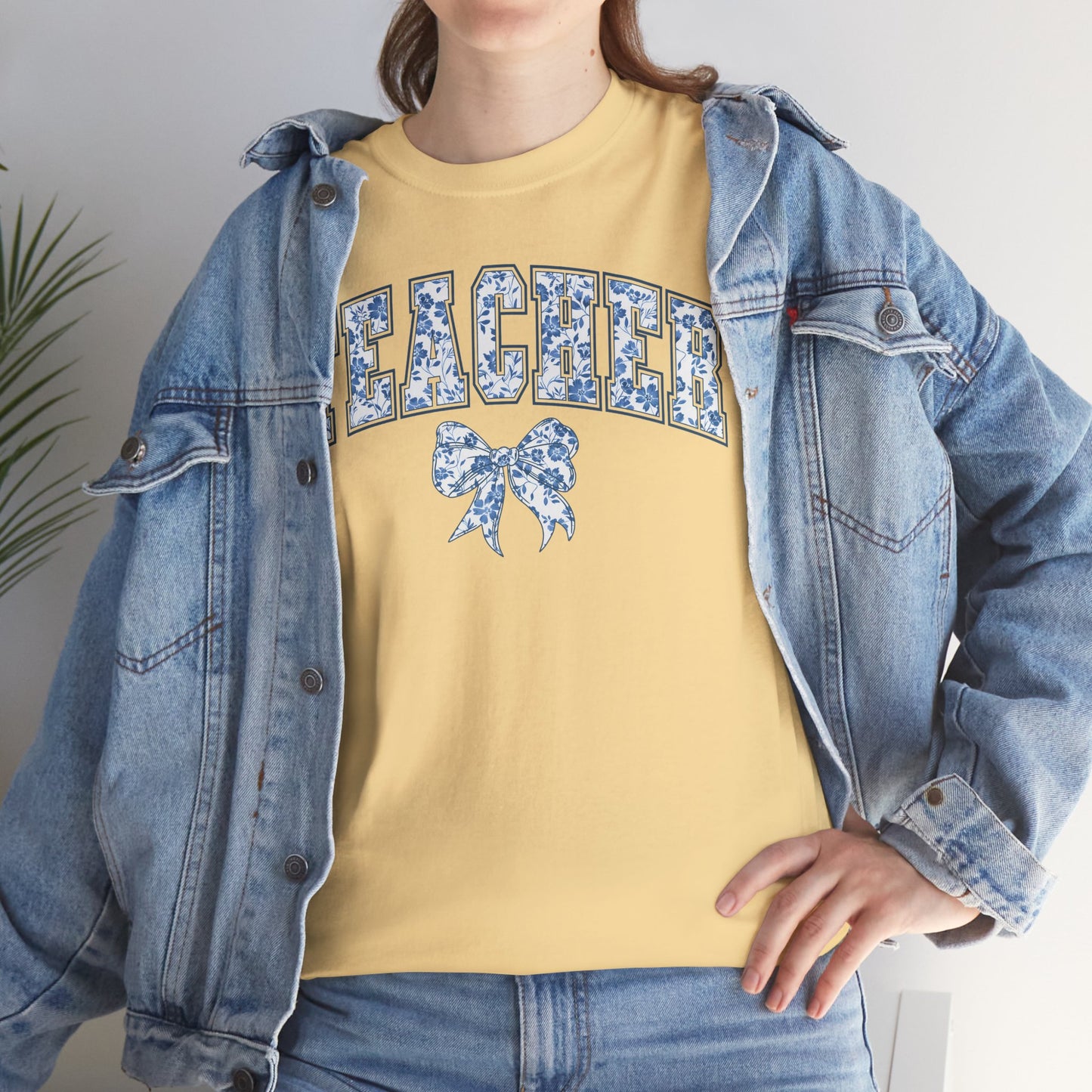 Teacher Chinoiseries Blue Coquette Bow