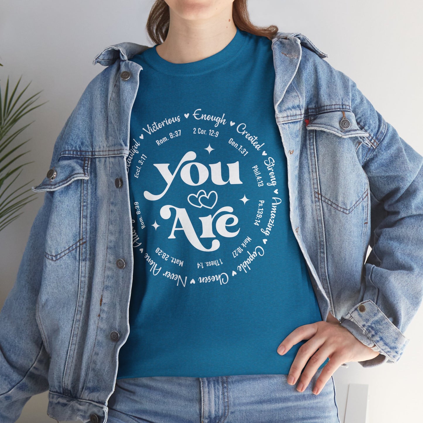 You Are Enough, Created, Strong, Amazing, Capable, Chosen, Never Alone, Loved, Beautiful, Victorious