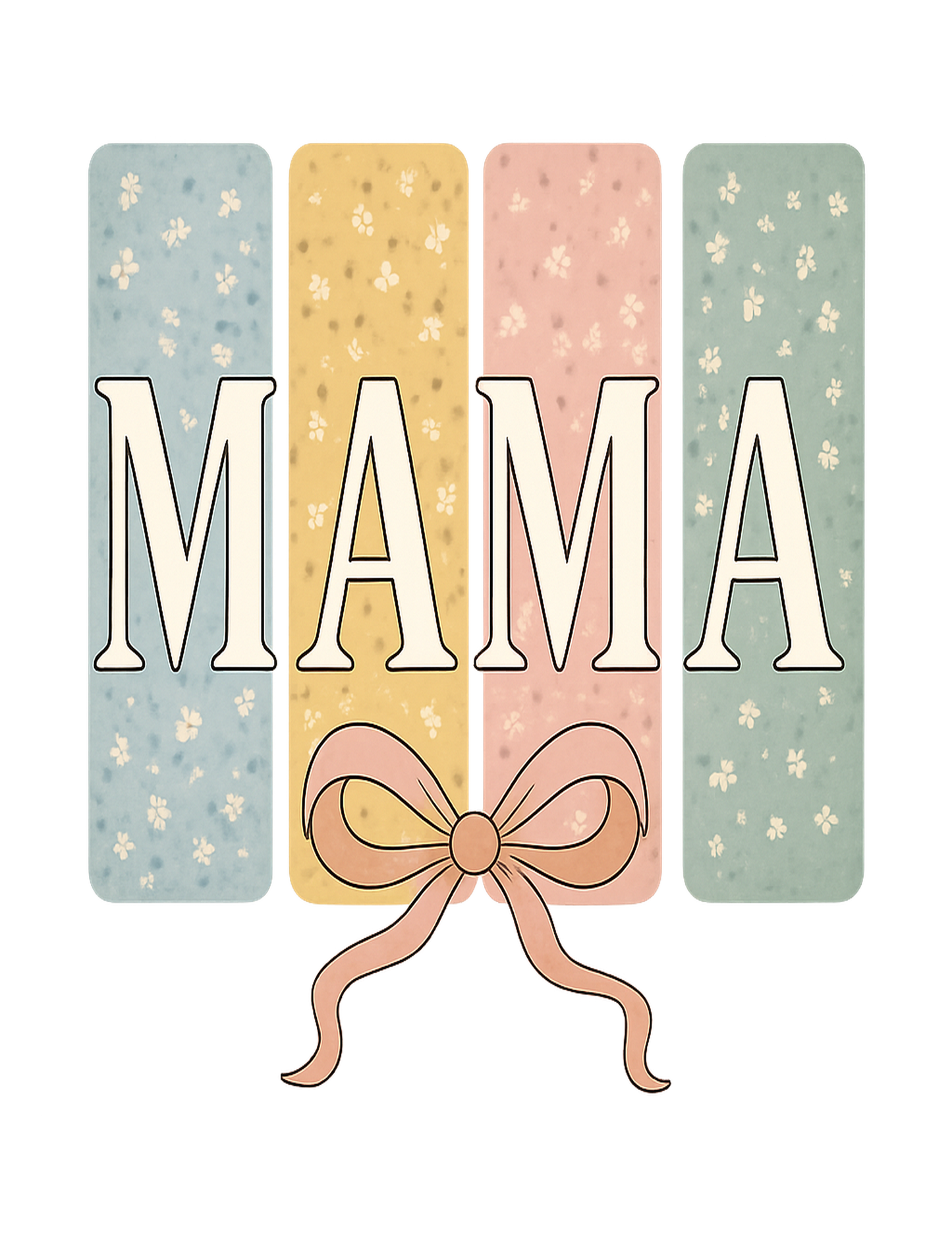 Mama Daisy Stripes Bow Coquette