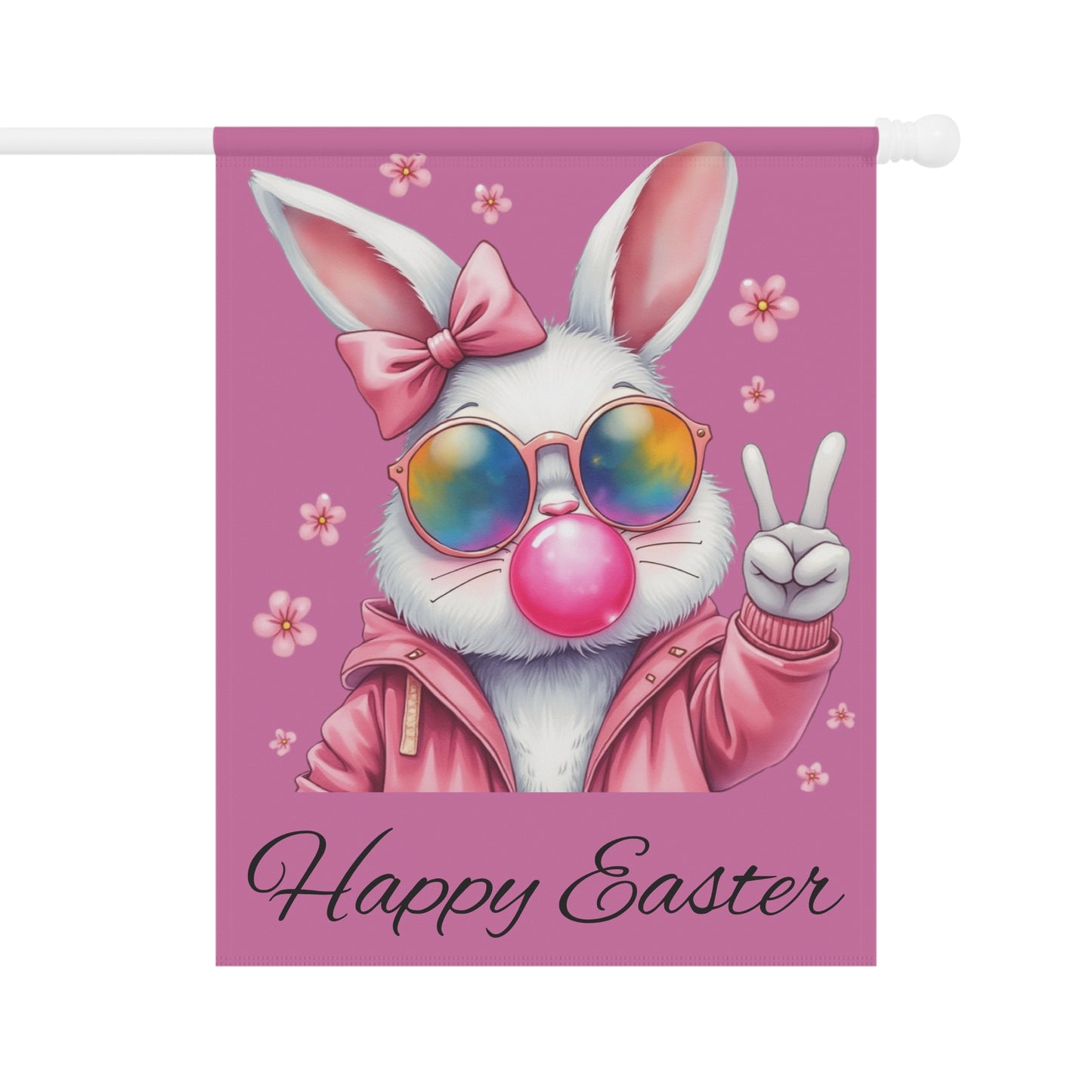 Happy Easter...Whimsical Garden Banner, Playful Outdoor Sign, Dragon Decoration, Unique Yard Art, Sarcastic Home Décor, Garden Humor