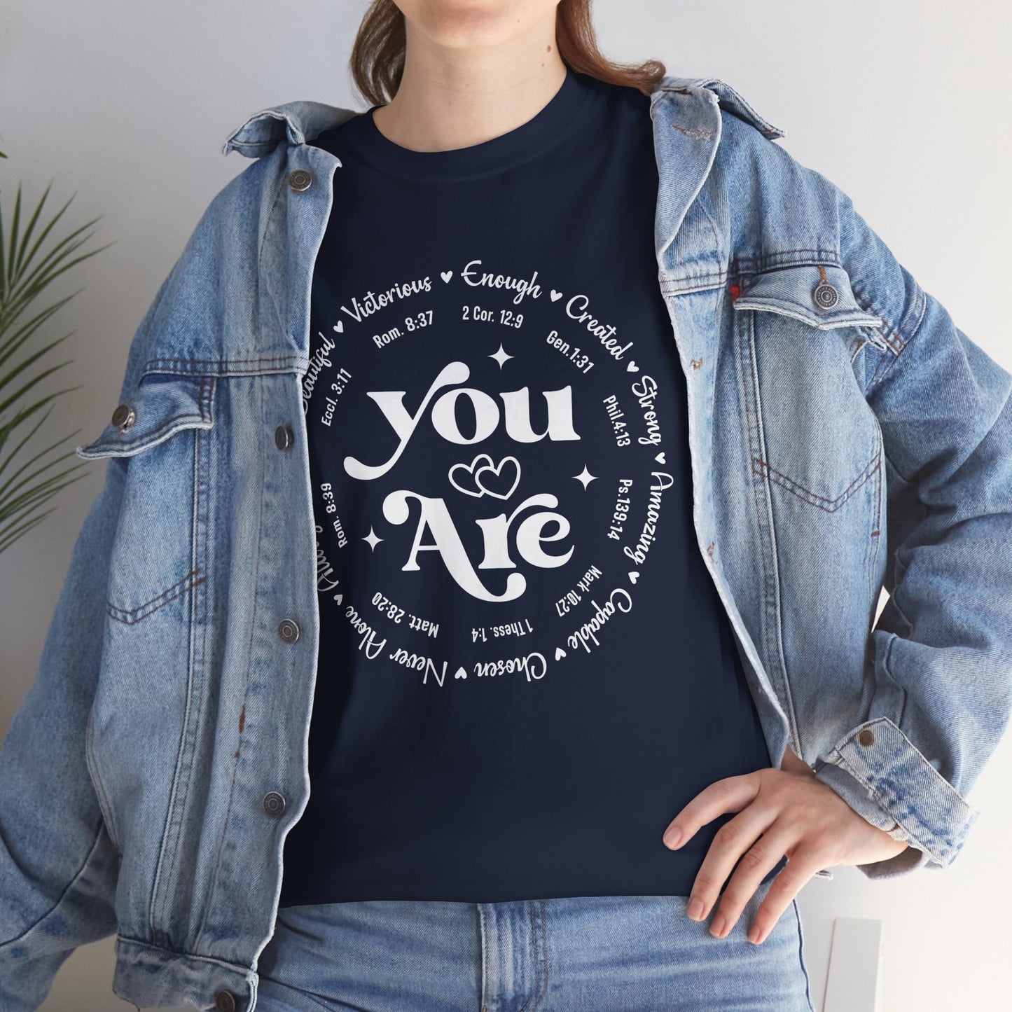 You Are Enough, Created, Strong, Amazing, Capable, Chosen, Never Alone, Loved, Beautiful, Victorious