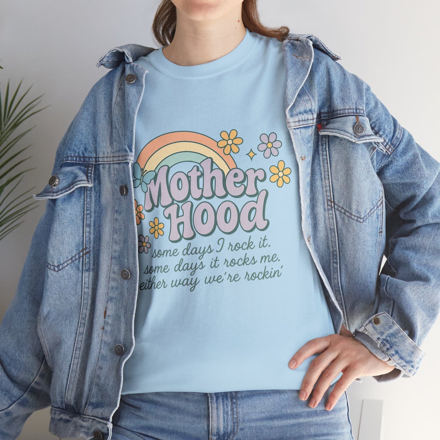 Motherhood somedays I rock it and somedays it rocks me either way we're rockin
