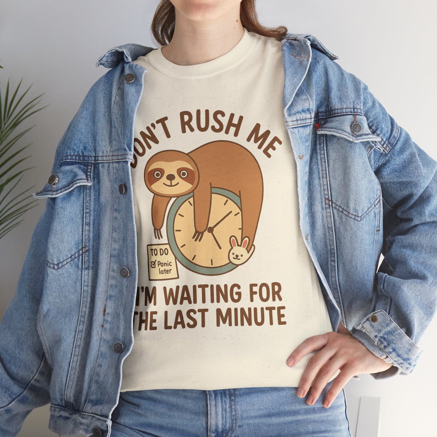Don't rush me I'm waiting for the last minute sloth