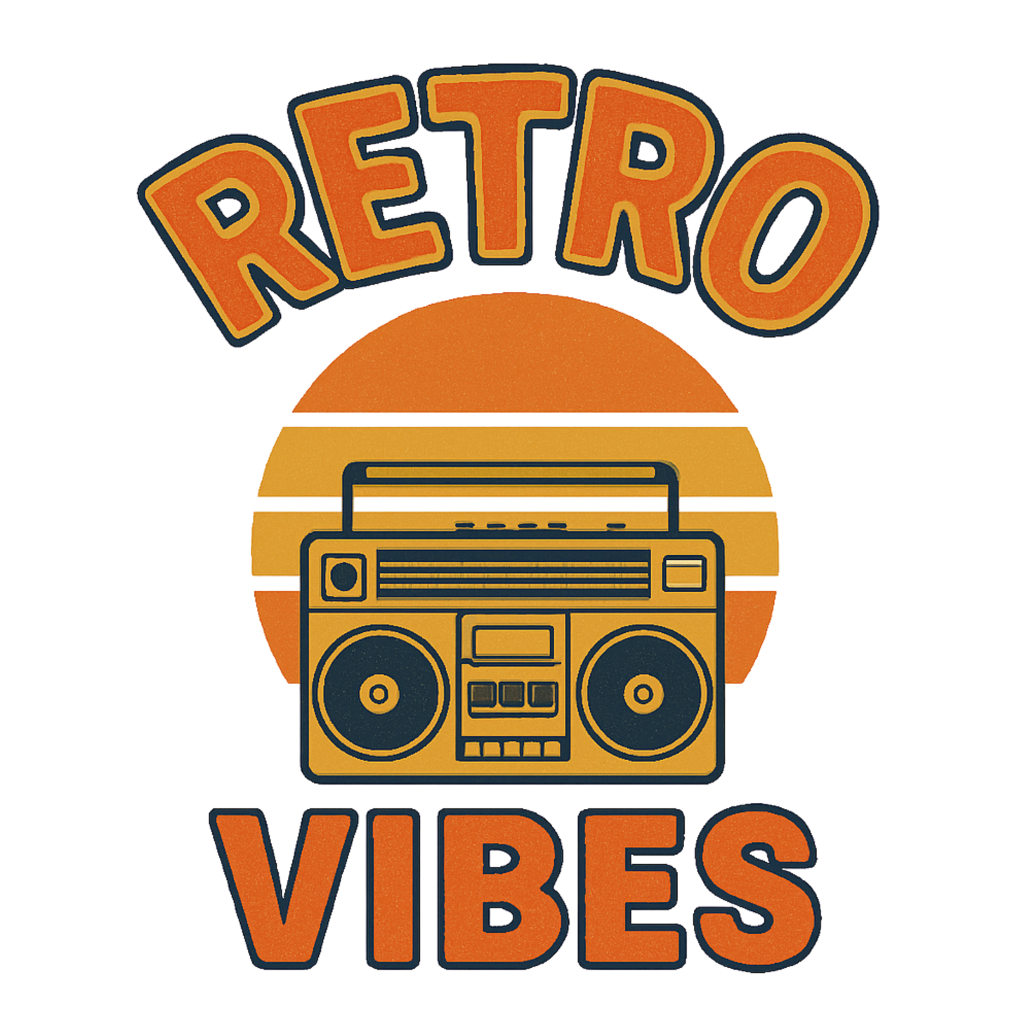 retro vibs boom box