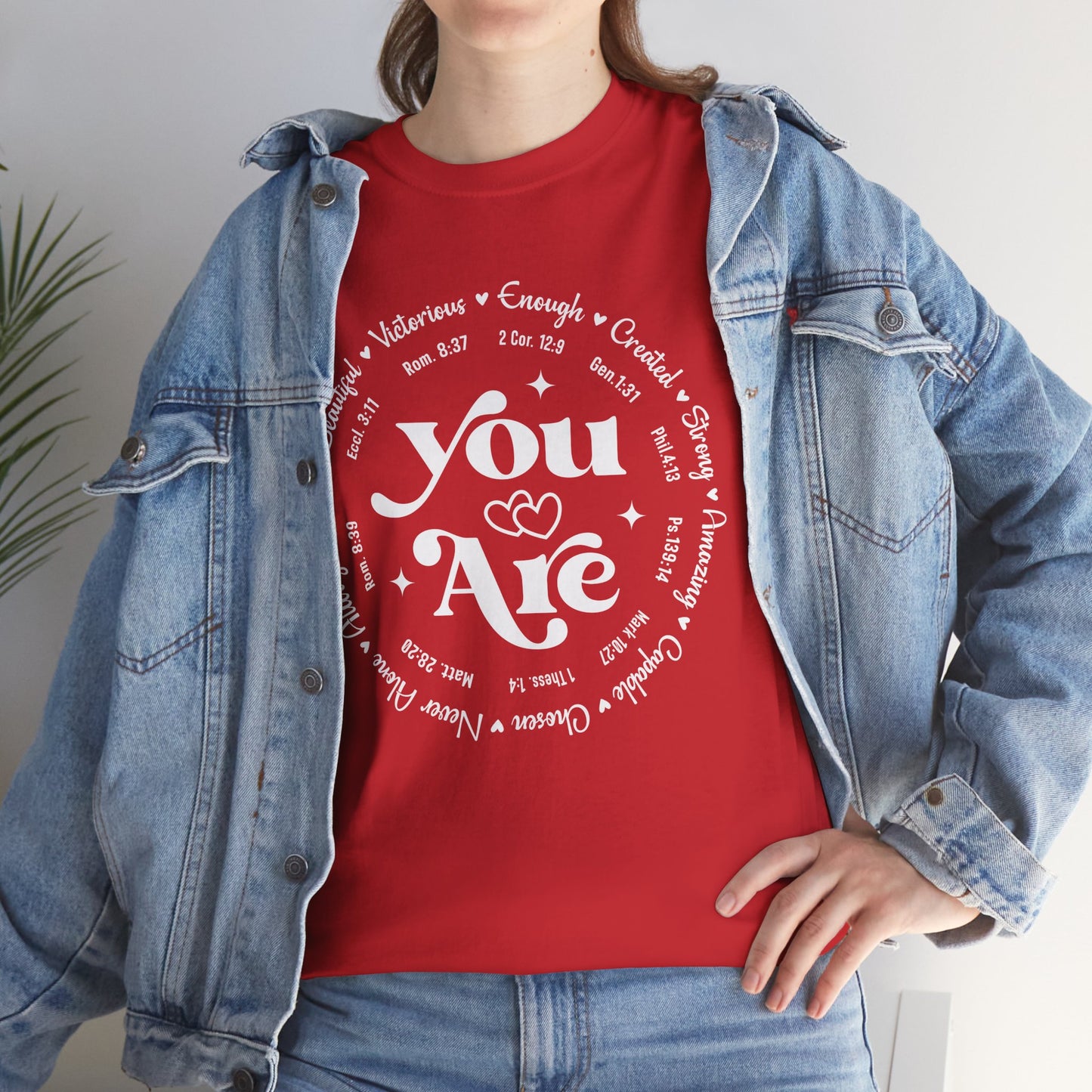 You Are Enough, Created, Strong, Amazing, Capable, Chosen, Never Alone, Loved, Beautiful, Victorious