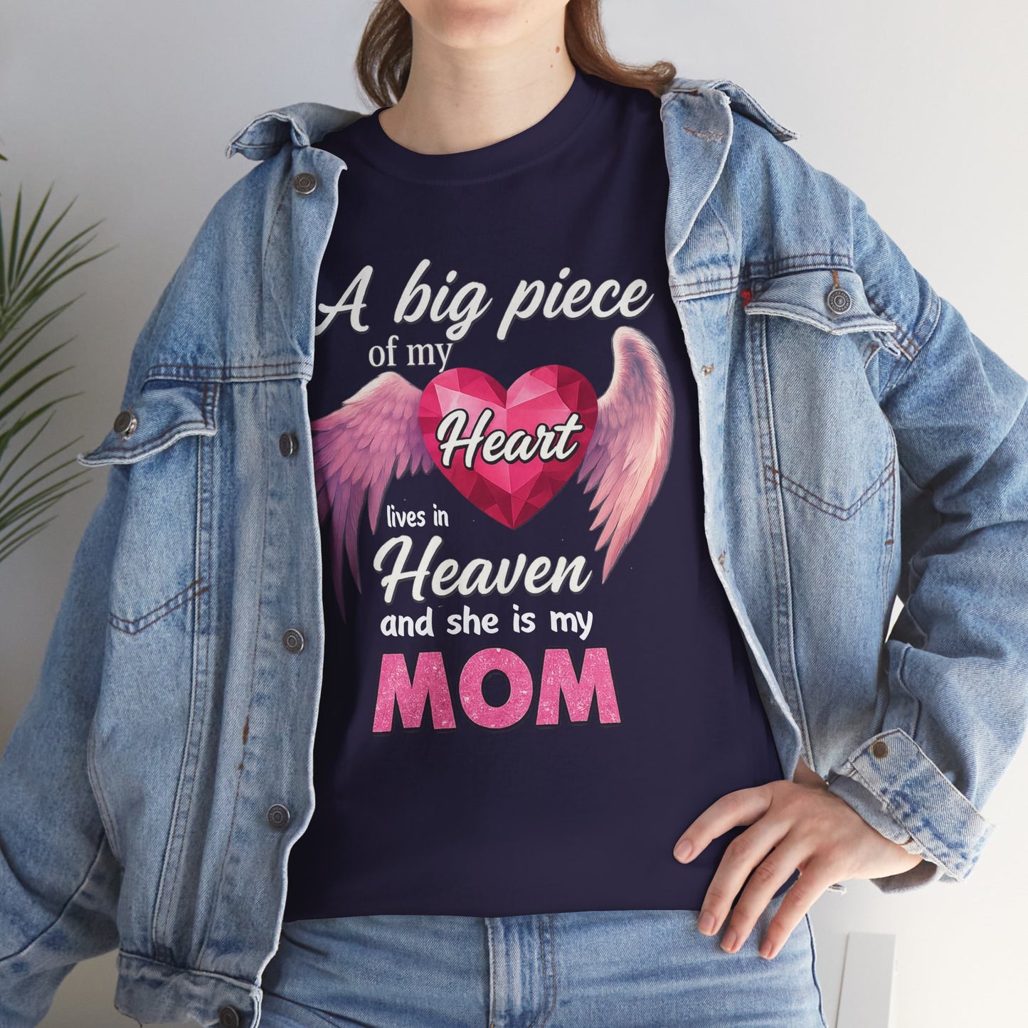 A Big Piece Of My Heart Lives In Heaven And She Is My Mom
