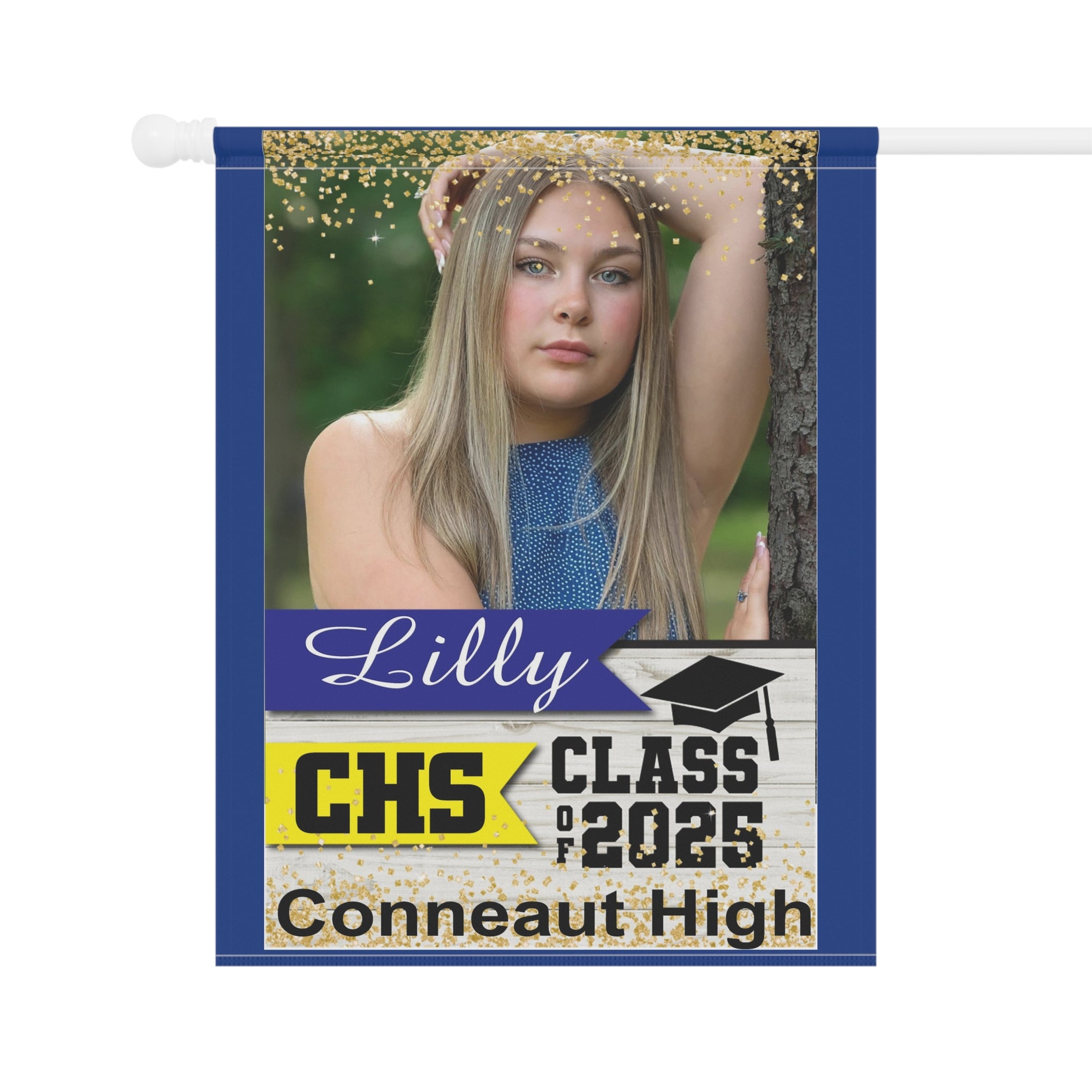 Custom Printed Class of  2025 Congratulations!!!! Order your custom flag   24.5x32