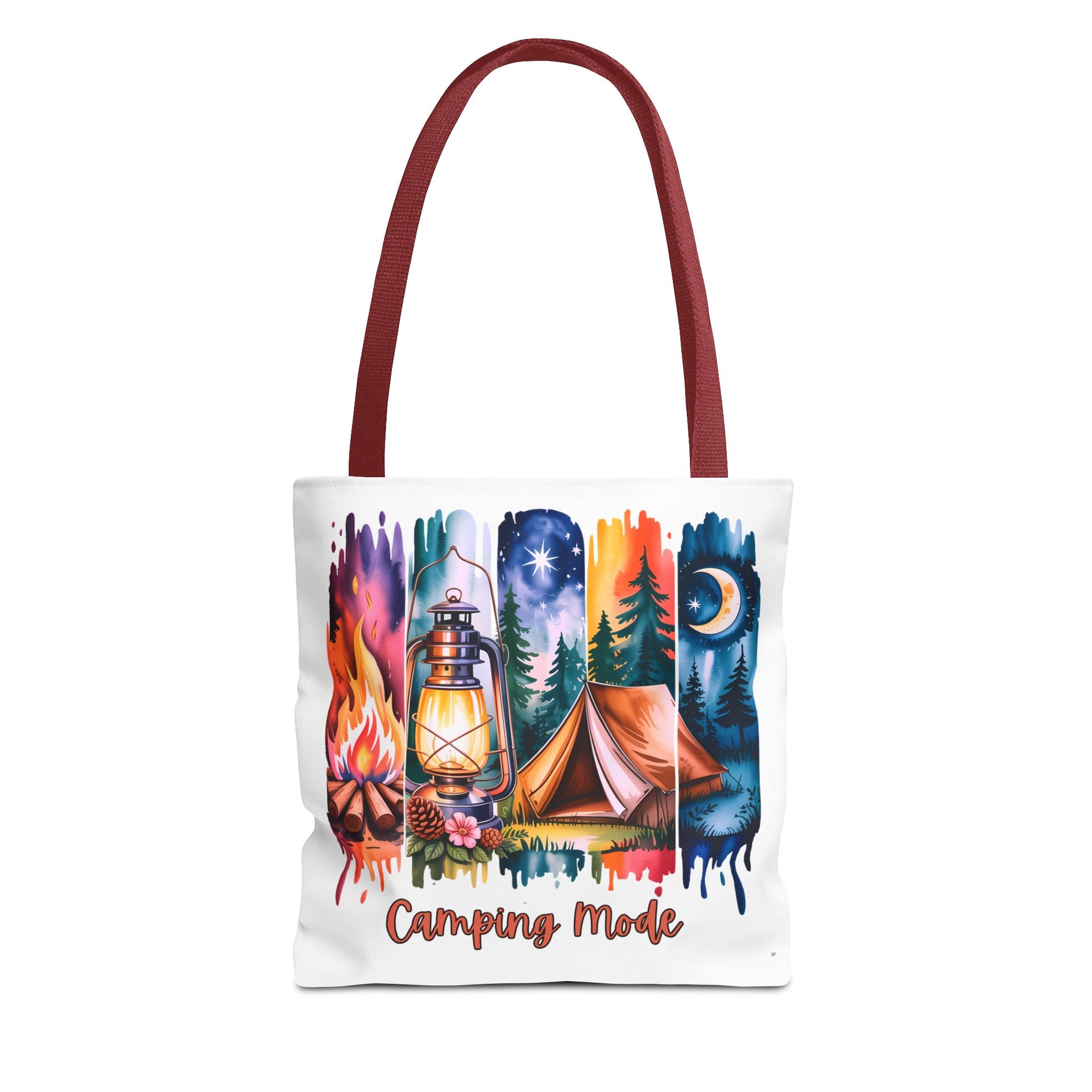 Camping Mode brush stroke Tote Bag