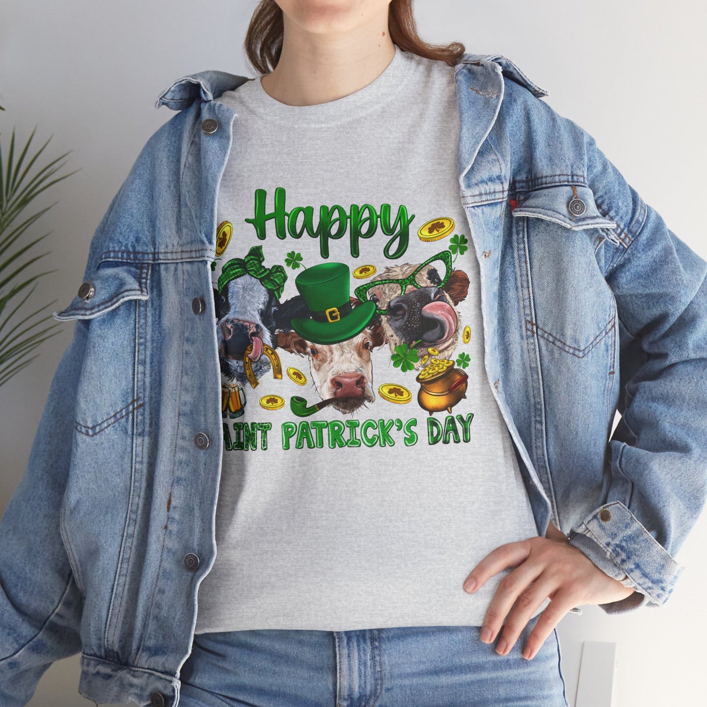 Happy St Patrick's Day Tee Shirt, Holiday Gift, Unisex Cotton Shirt, Movie Lovers Apparel, Cozy Family Tee