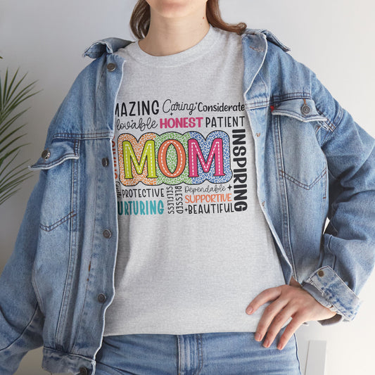 Mom Honest, caring, loving, beautiful, protective, forgiving...