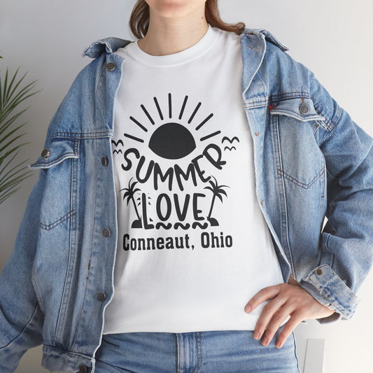 Summer Love Conneaut Ohio Tee Shirt, Home Town Gift, Unisex Cotton Shirt,Home Town Love, Comfy Apparel, Cozy Family Tee