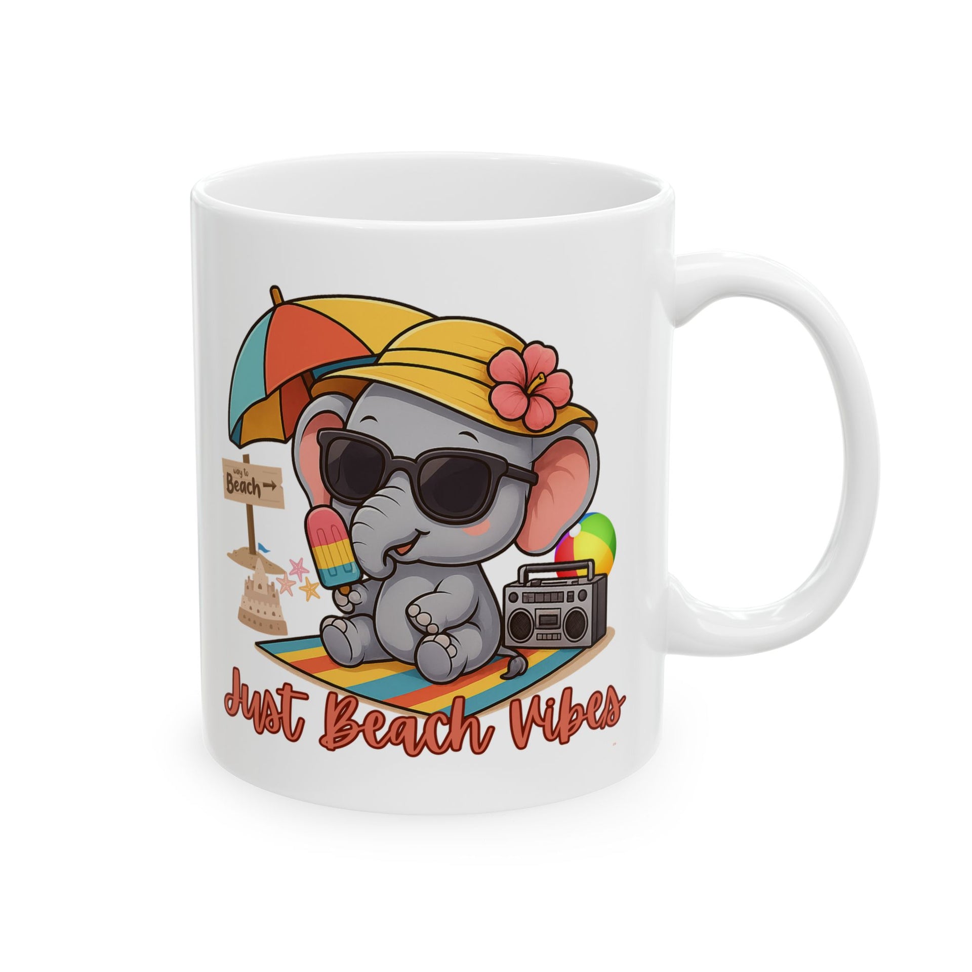 Just Beach Vibes Coffee Cup