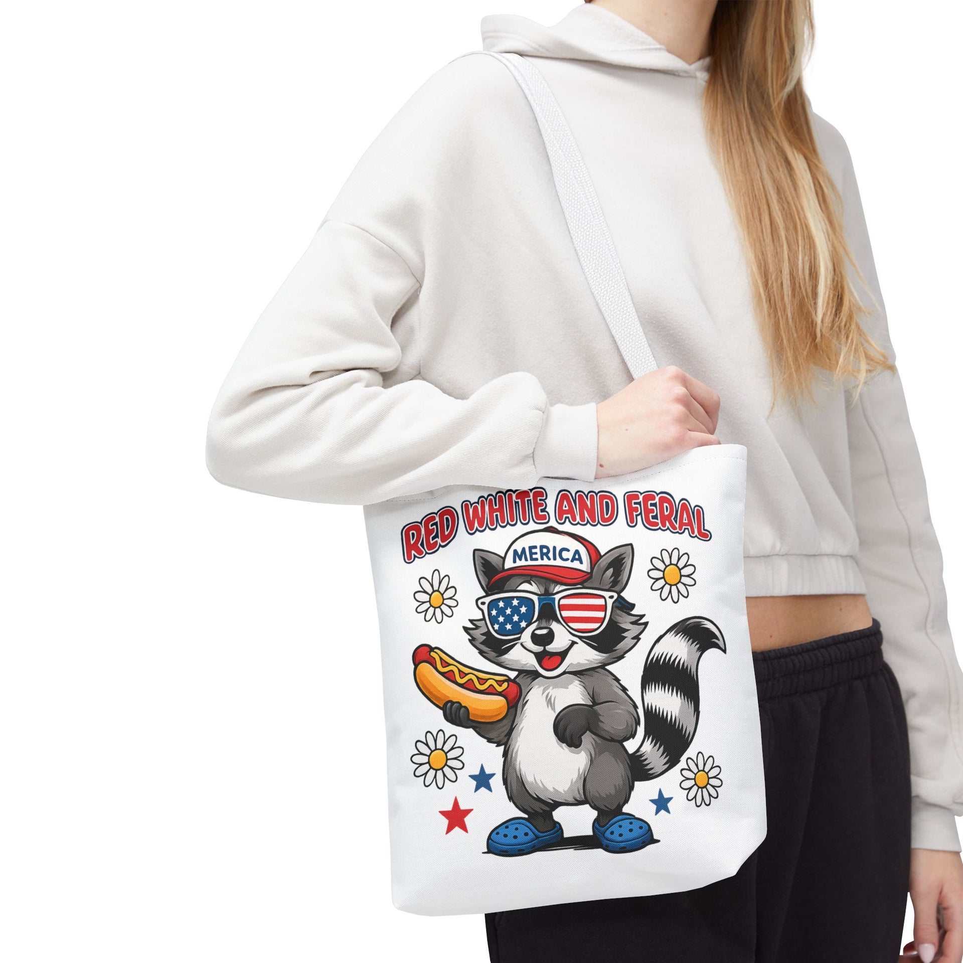 Red, White and Feral Summer Bag