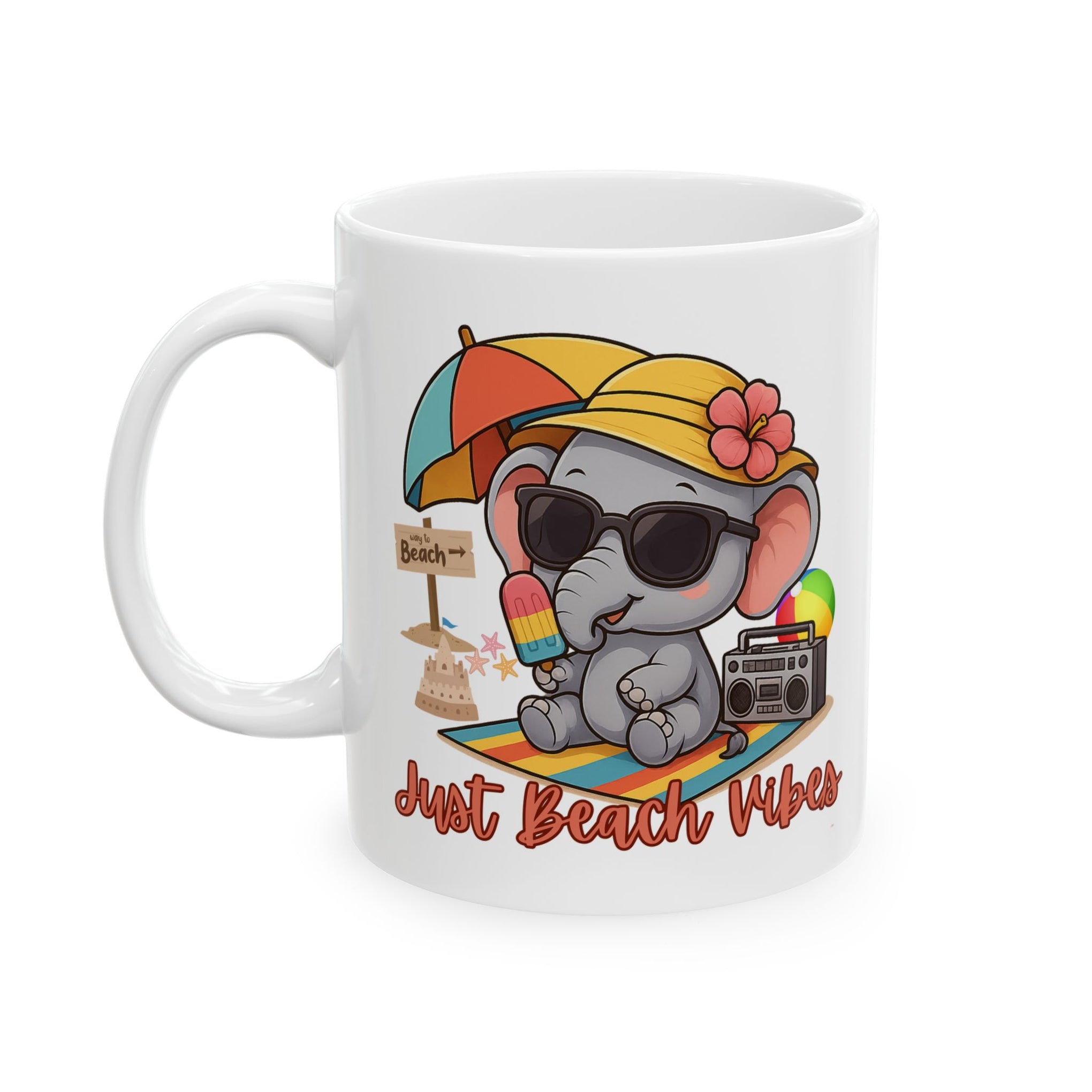Just Beach Vibes Coffee Cup