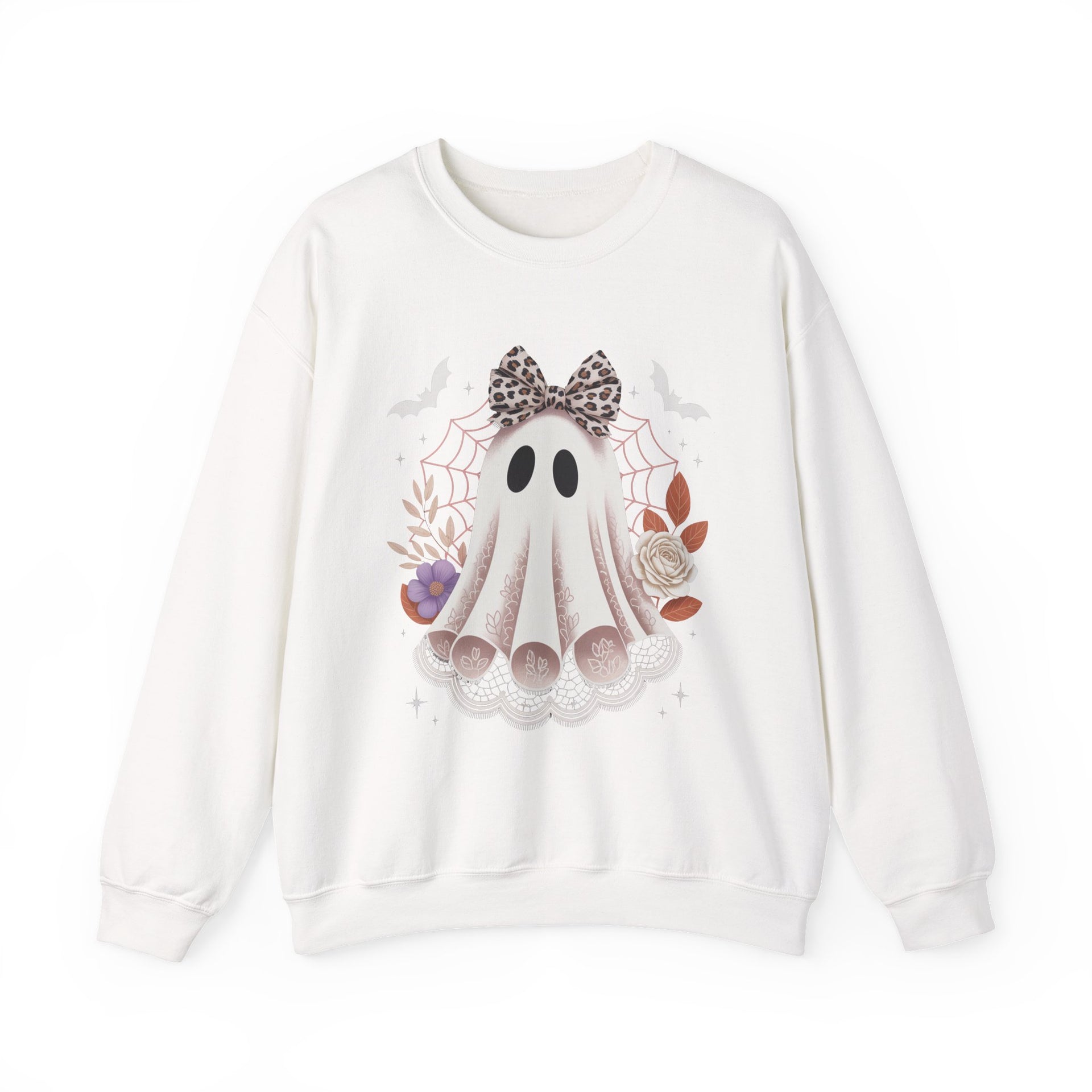 Spooky Season, Coquette Ghost Sweatshirt, Halloween Sweatshirt