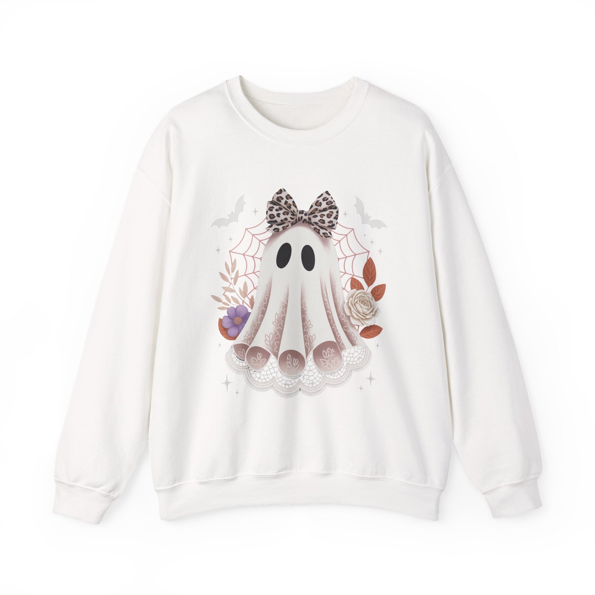 Spooky Season, Coquette Ghost Sweatshirt, Halloween Sweatshirt