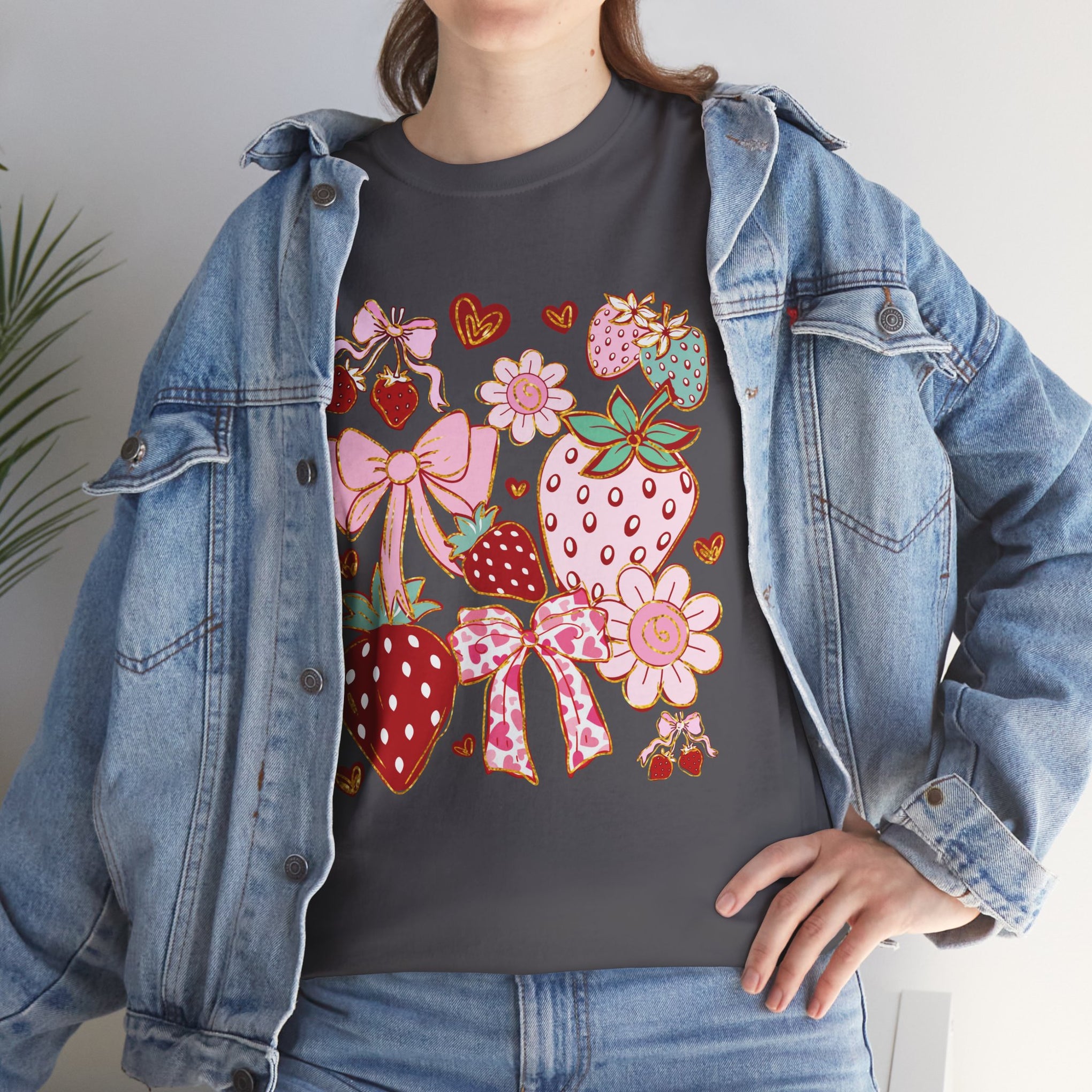 Boho Strawberry Coquette t-shirt