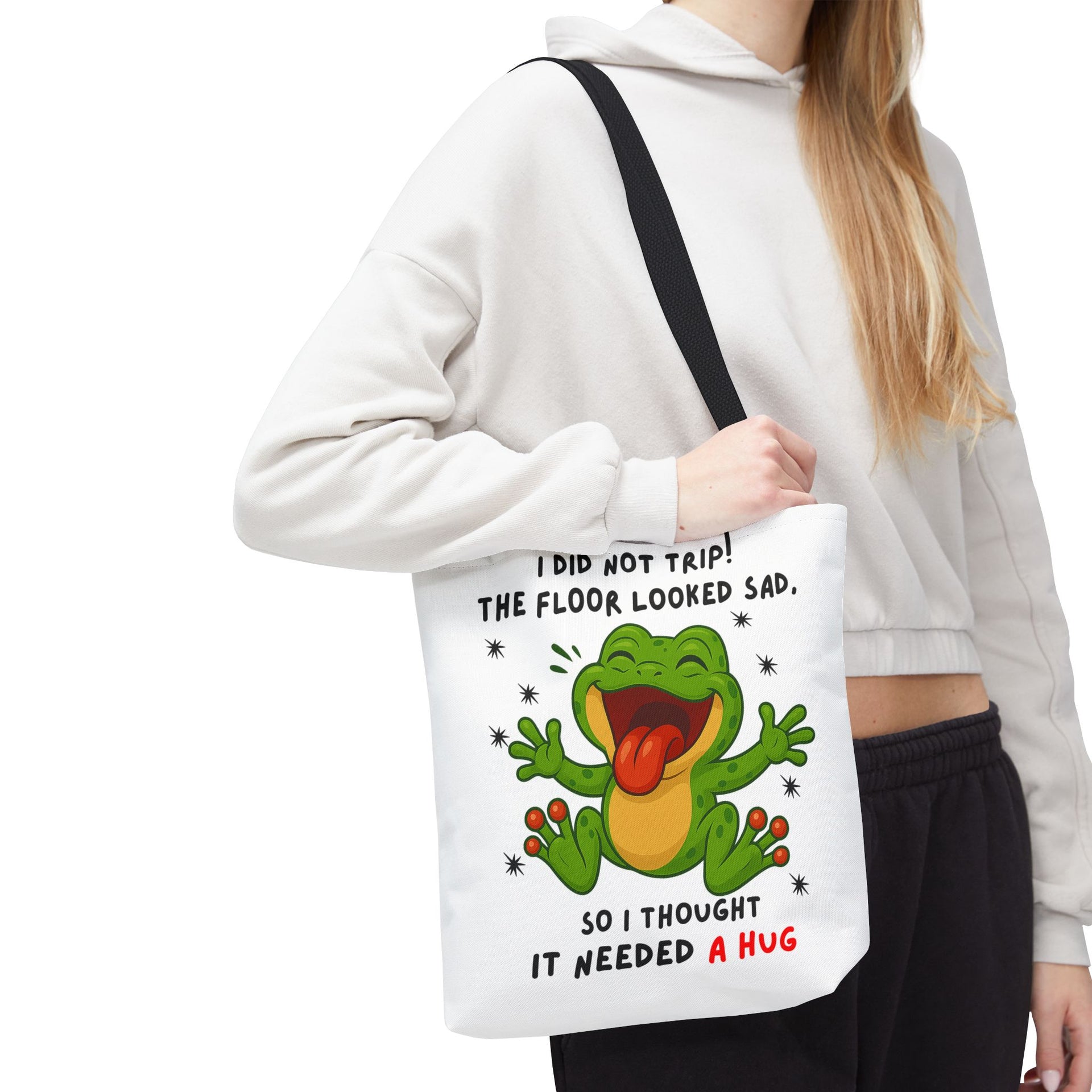 I did not trip the floor looked sad so I thought it needed a hug Summer bag