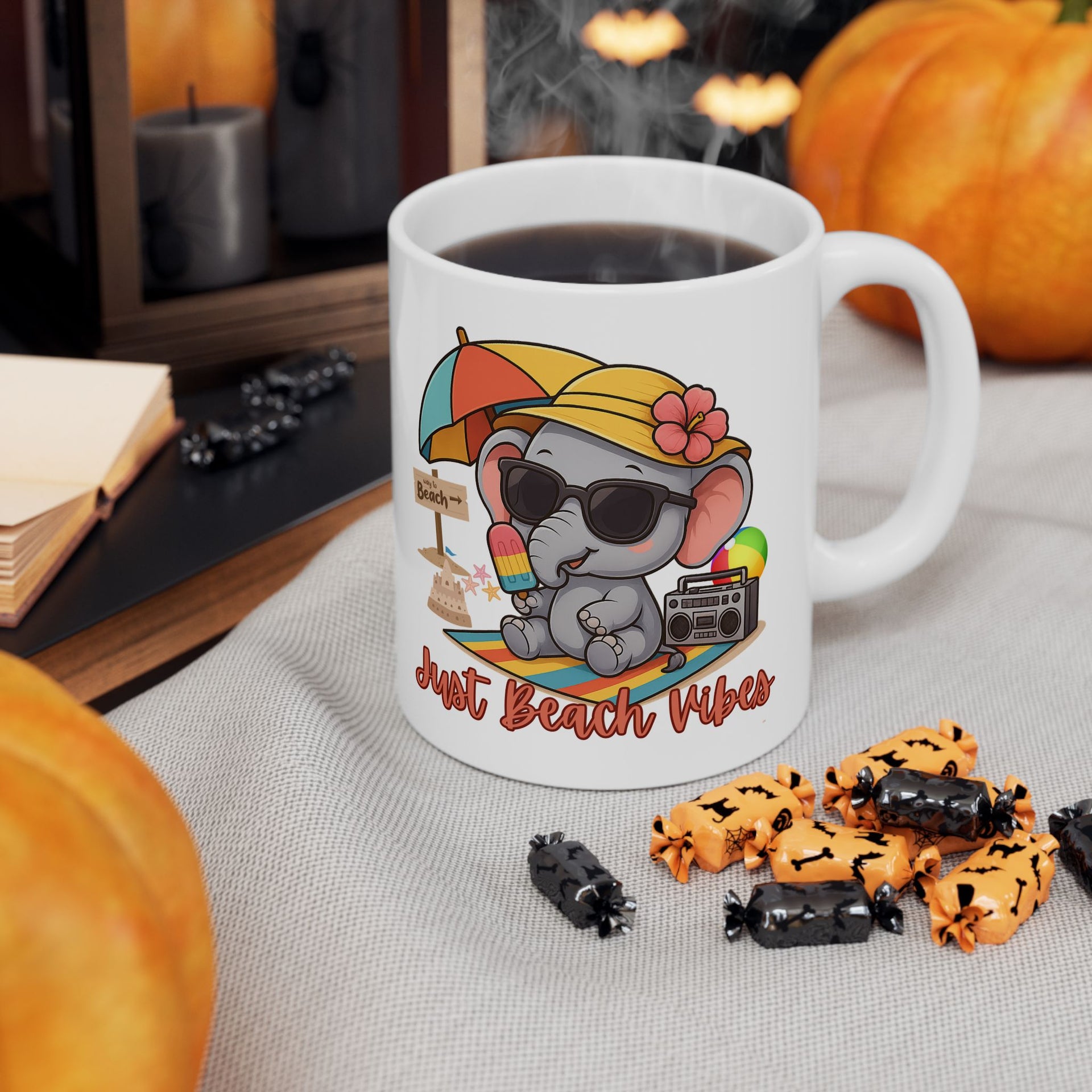 Just Beach Vibes Coffee Cup