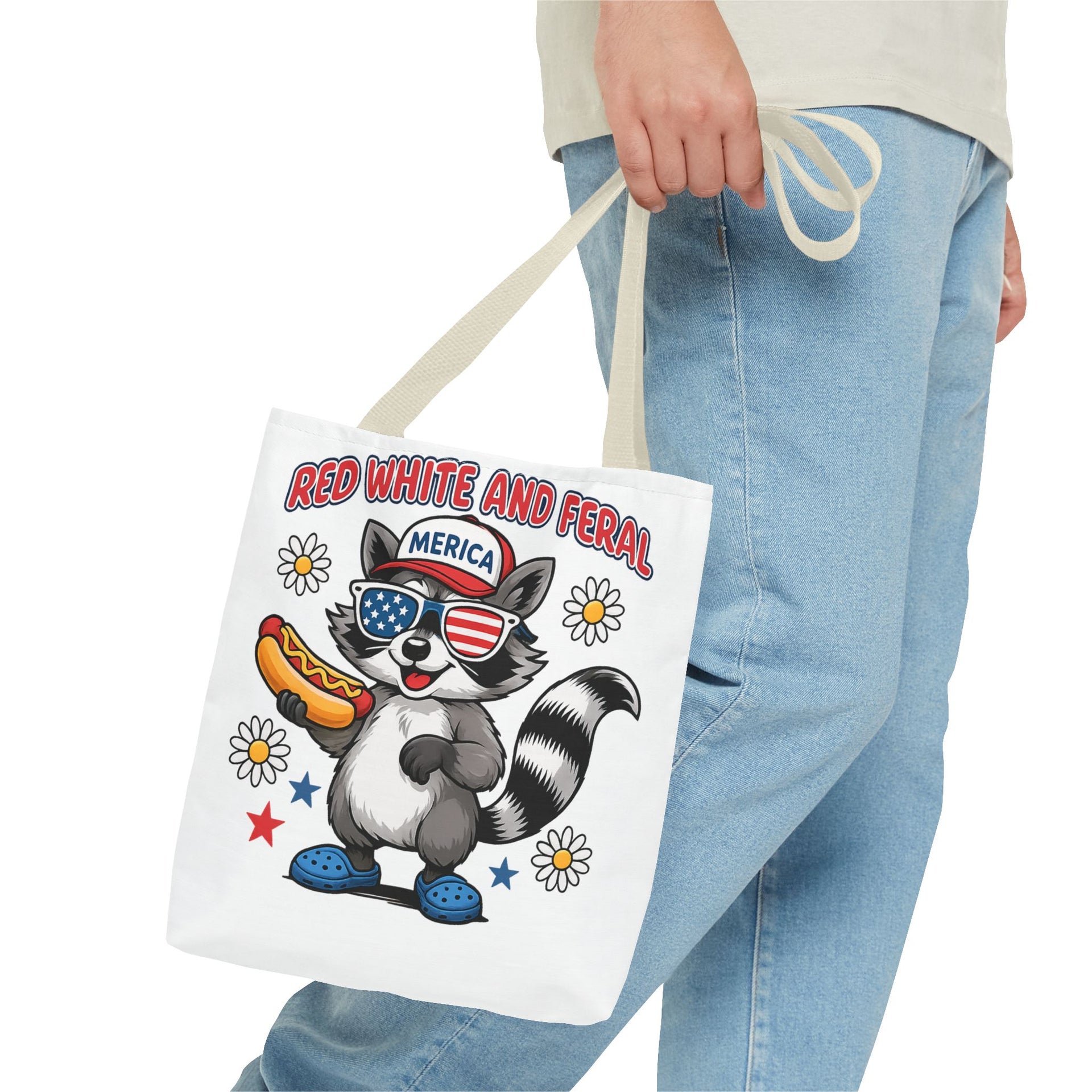 Red, White and Feral Summer Bag