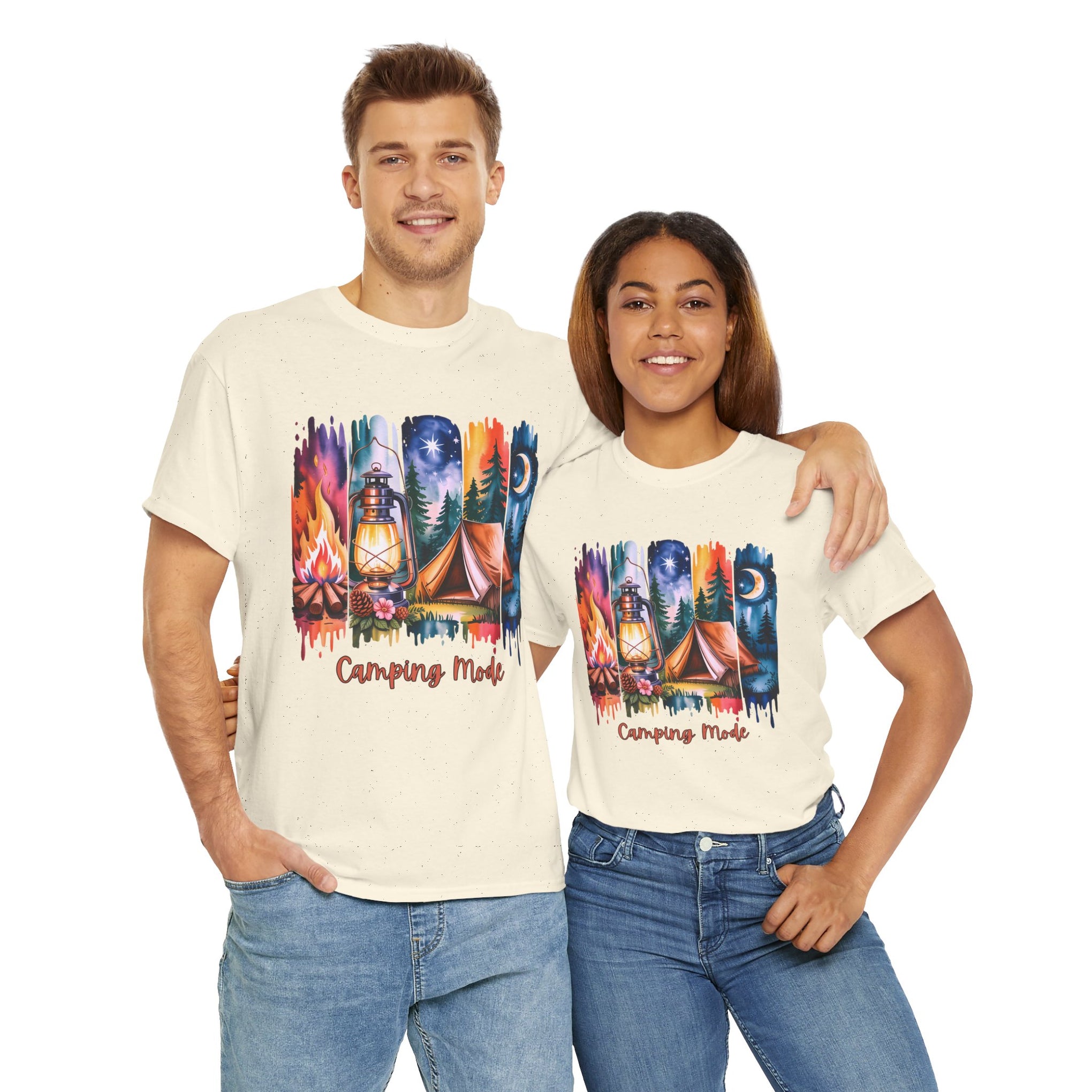 Camping Mode brush stroke T-Shirt
