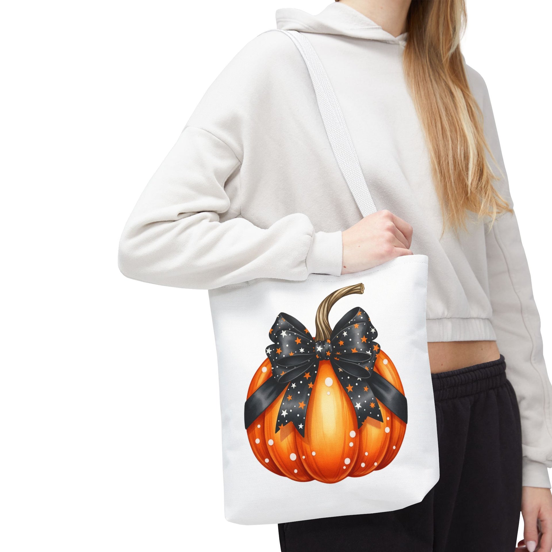 Retro Halloween Tote Bag - Vintage Style Fall Season Tote