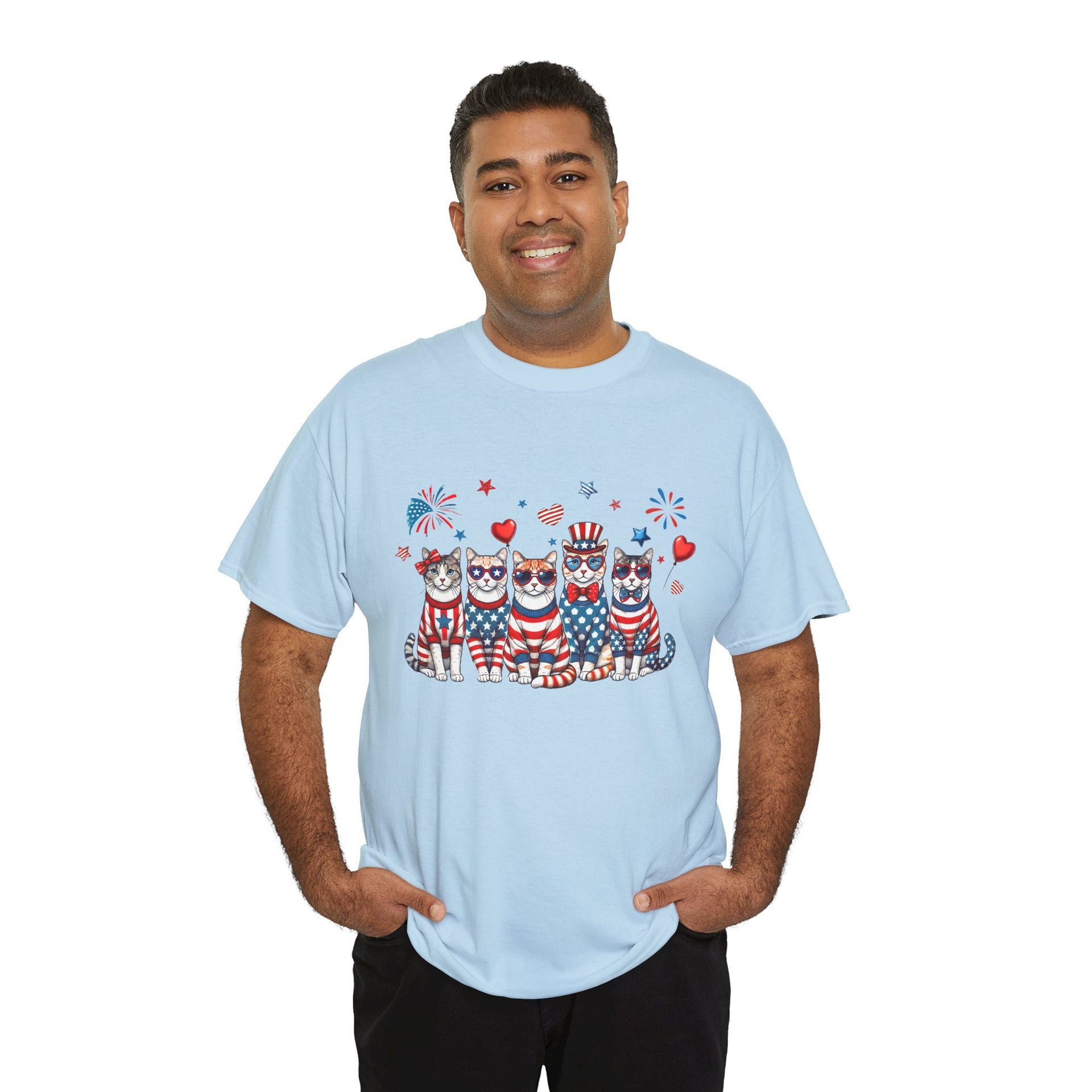 4th of July Patriotic Cat Design