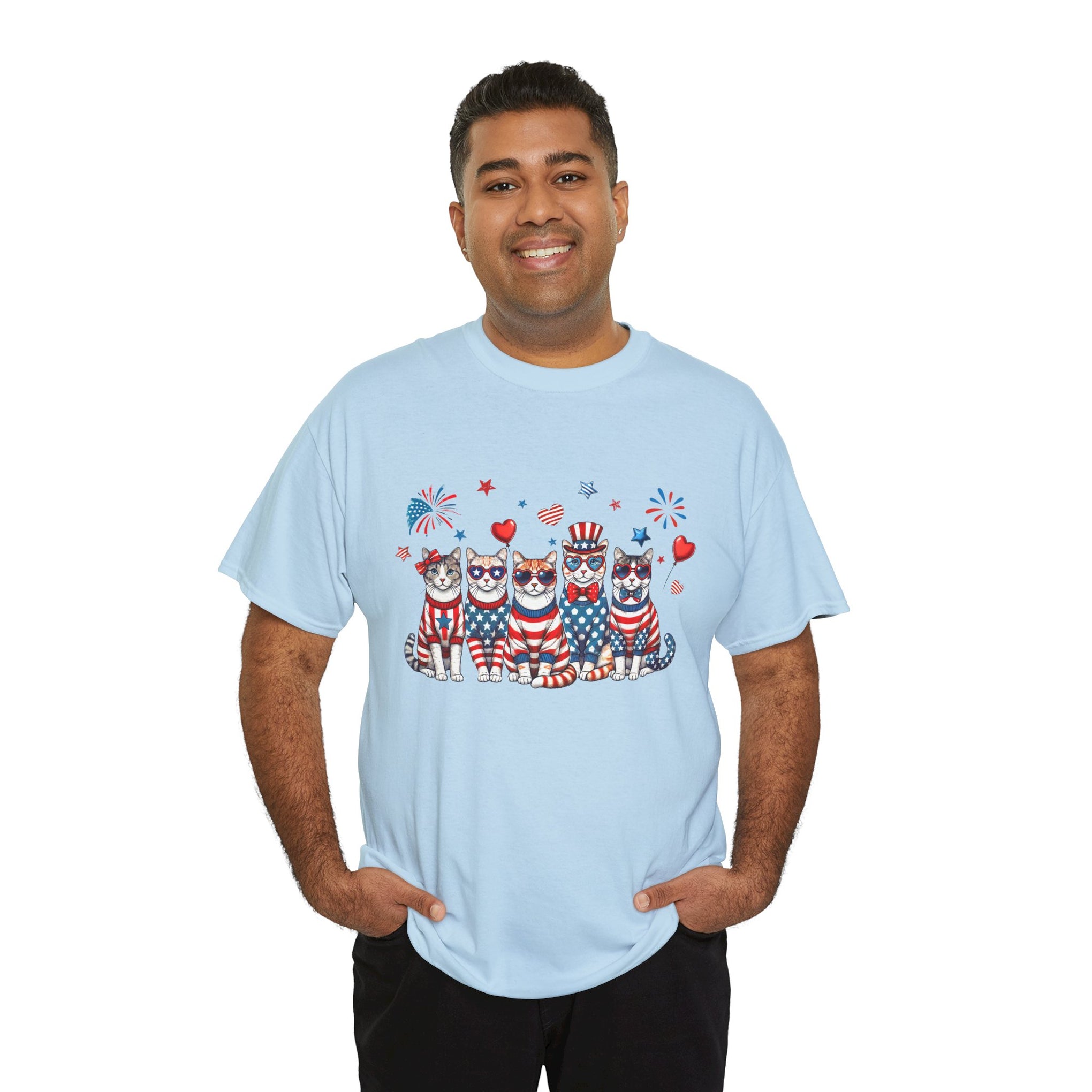 4th of July Patriotic Cat Design