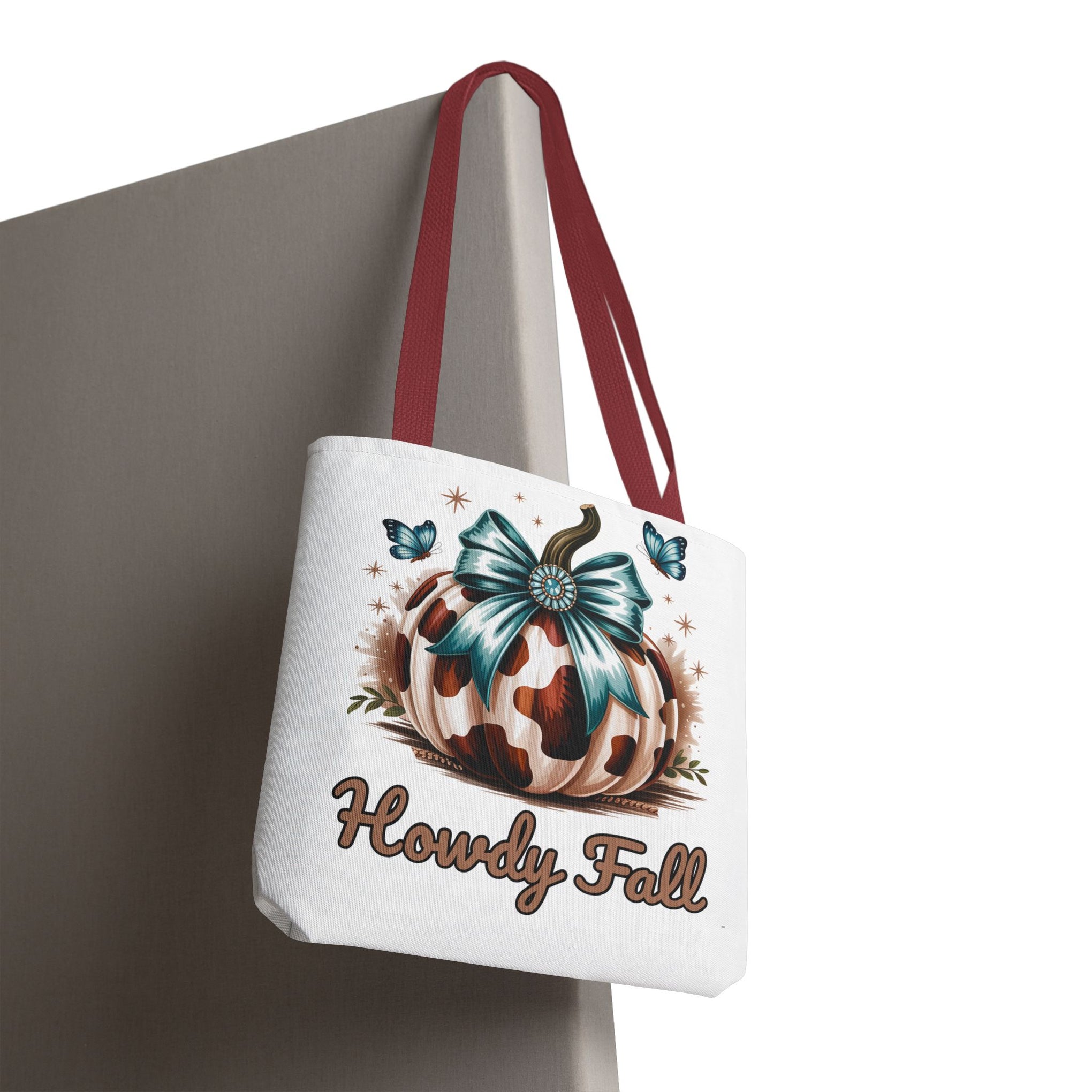 Howdy Fall Western Pumpkin Cowhide Bag