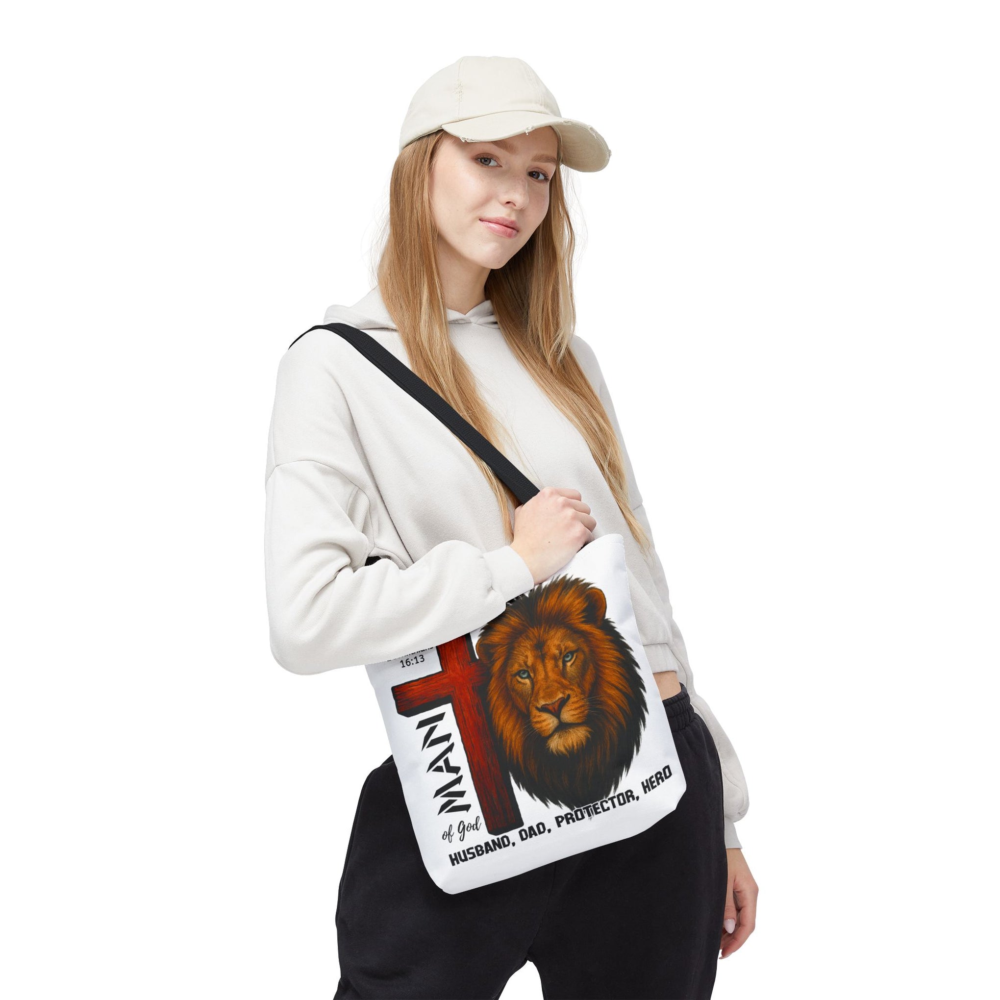 Man of god, Husband, Dad, Protector, Hero Summer bag
