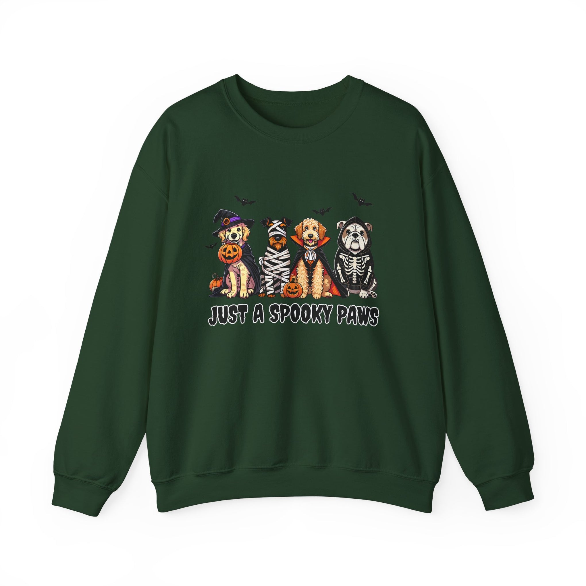 Just a Spooky Paw | Funny Halloween Dog Sweatshirt, Halloween Sweatshirt