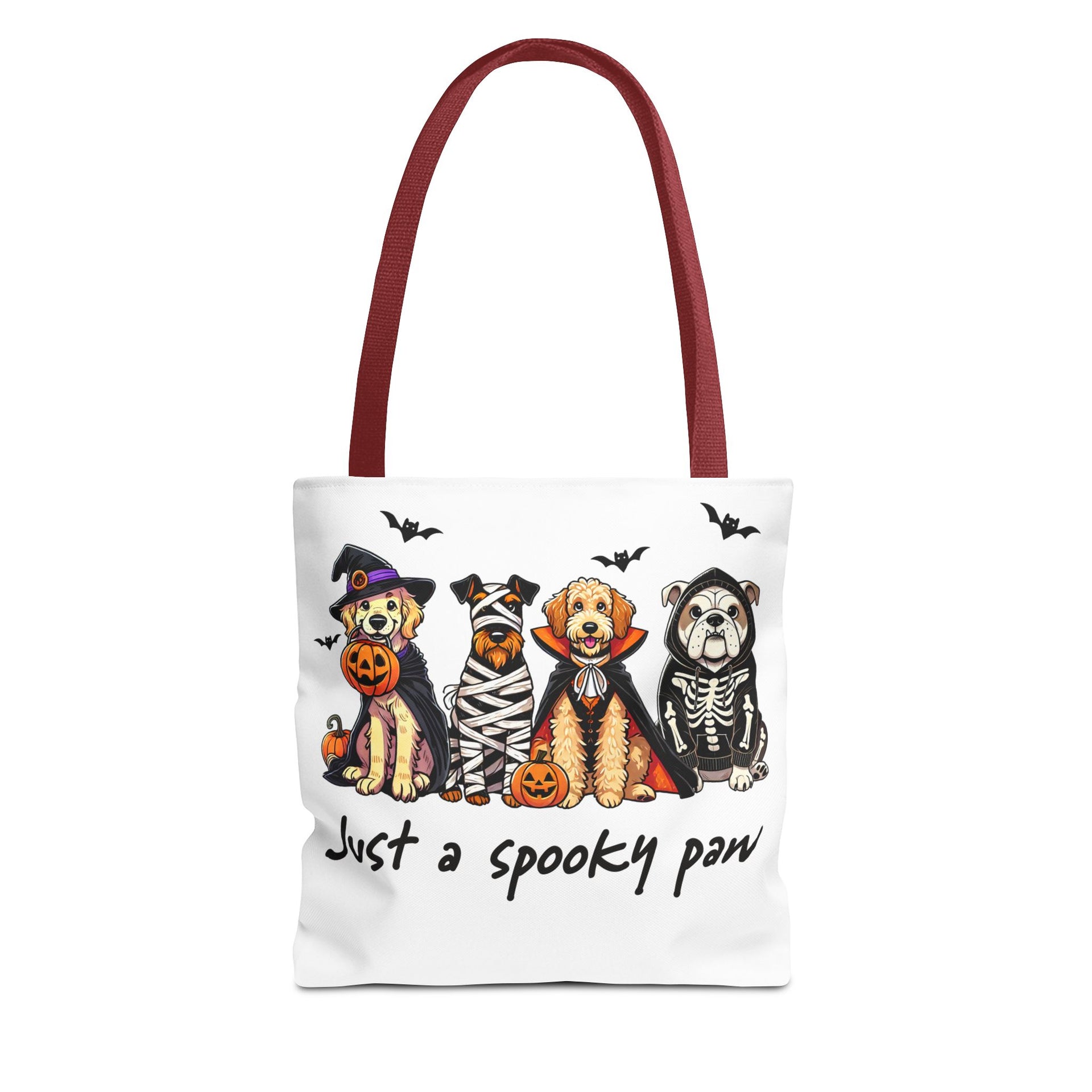 Halloween Dog Just a Spooky Paw Bag