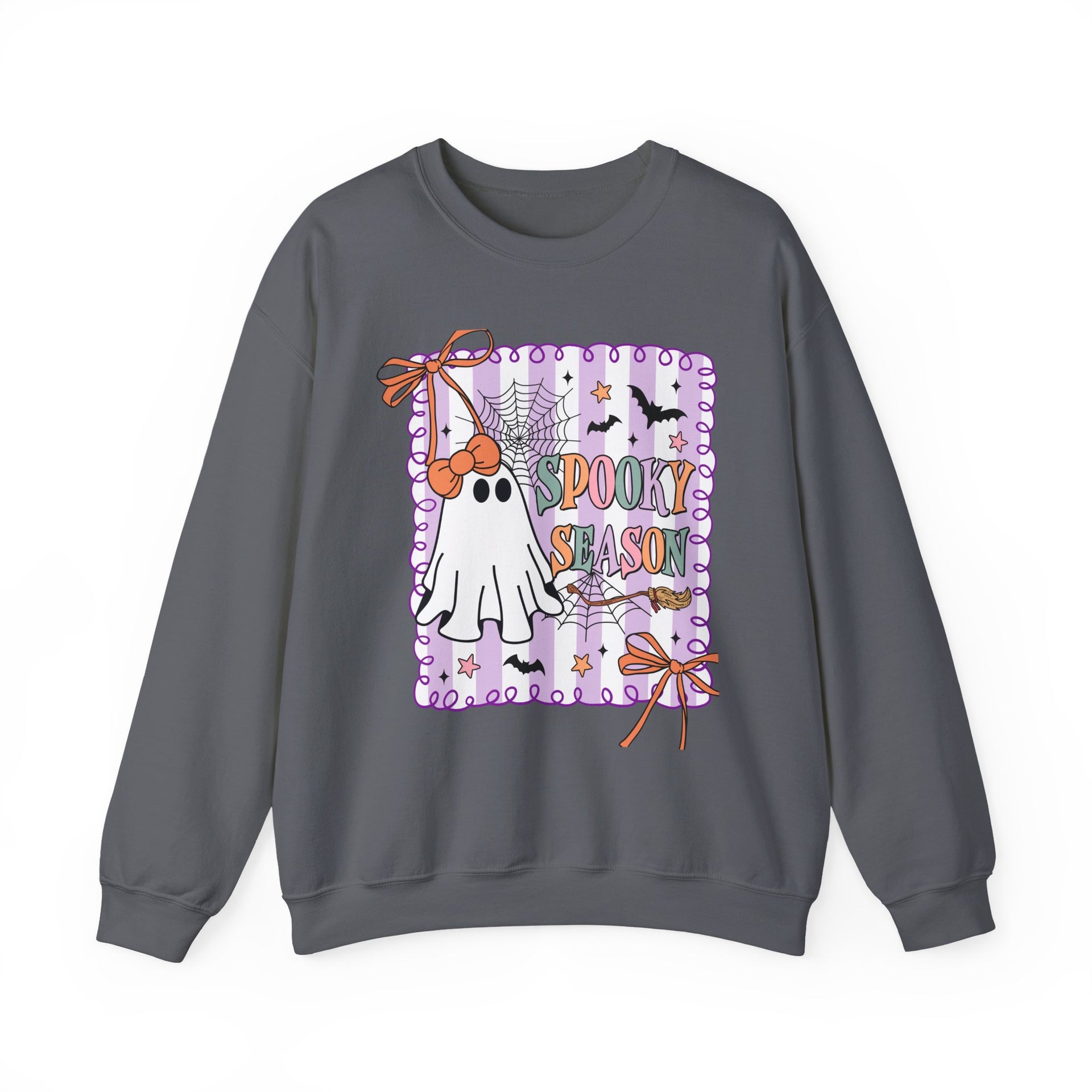 Spooky Season, Coquette Ghost Shirt Sweatshirt, Halloween Sweatshirt