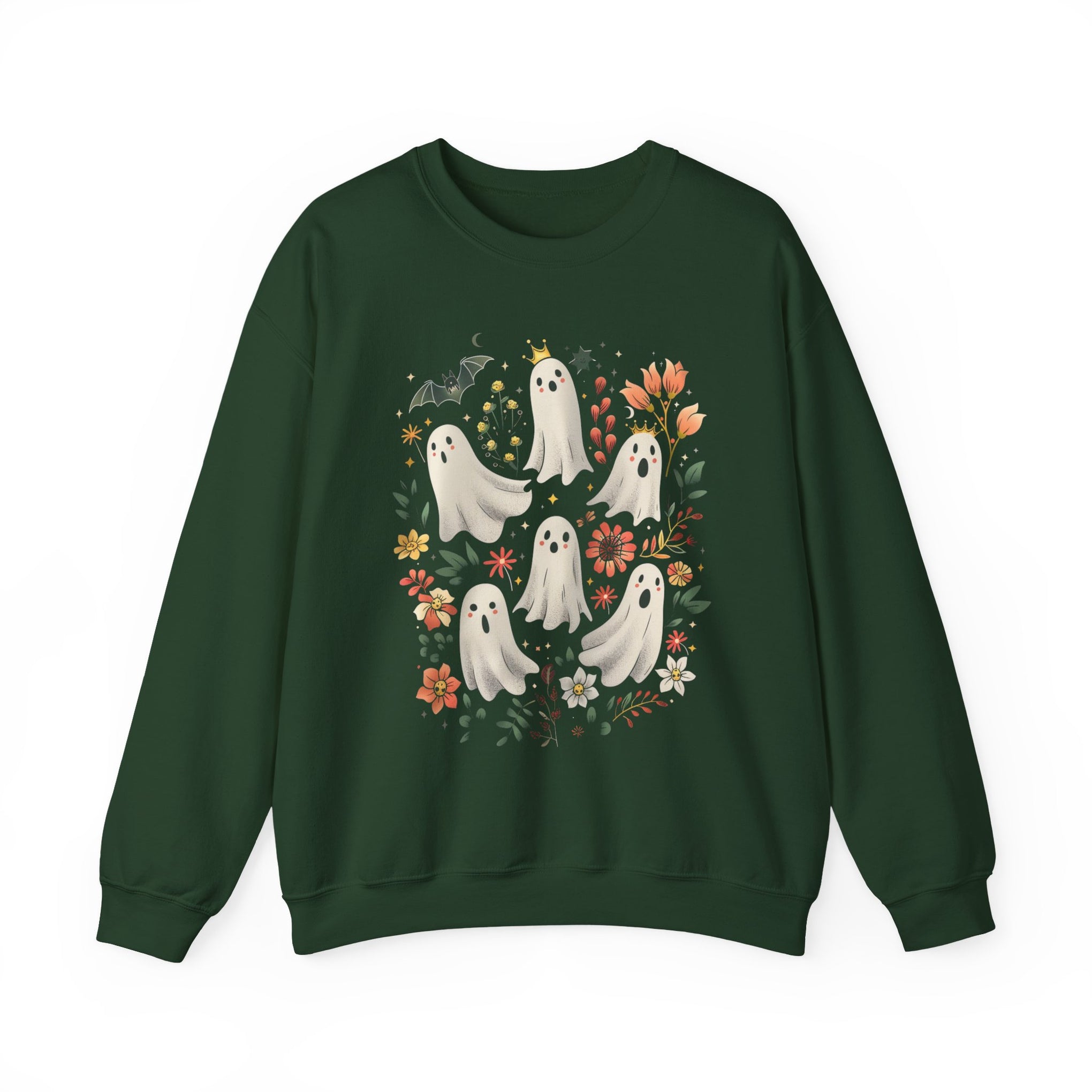Ghost Spooky Season Pumpkin Halloween Sweatshirt, Halloween Sweatshirt